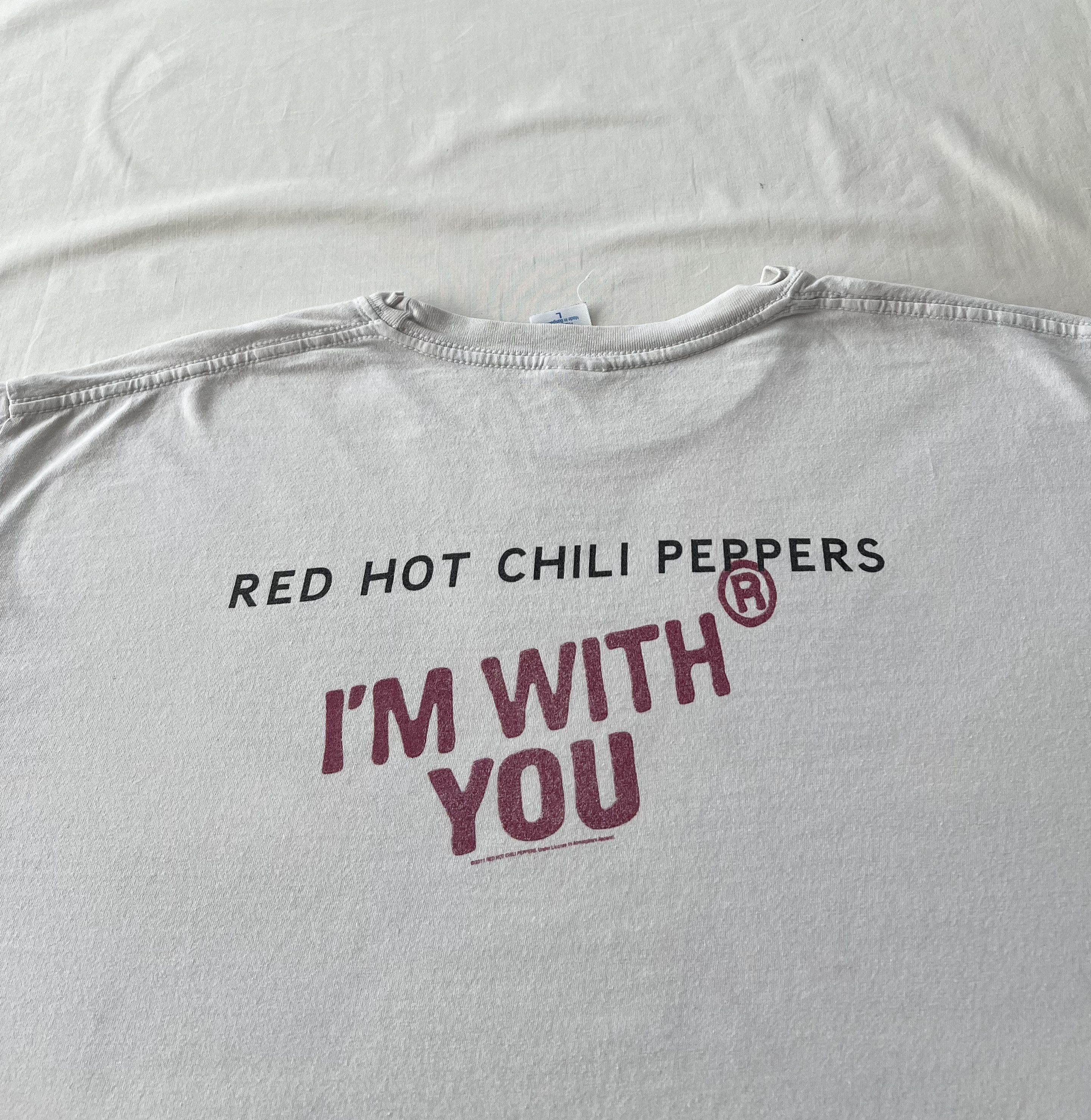 Band Tees Vintage 2011 Red Hot Chili Peppers I'm with You T-shirt Size US L / EU 52-54 / 3 - 17 Thumbnail