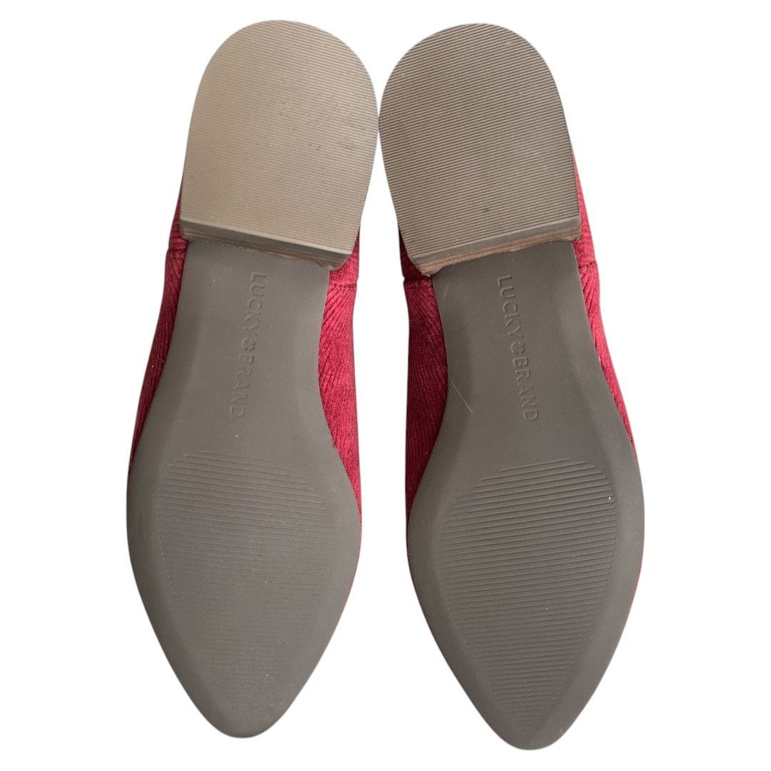 Lucky Brand LUCKY BRAND Burgandy Pointed Toe Chelsea Boots, US7 Size US 7 / IT 37 - 6 Thumbnail