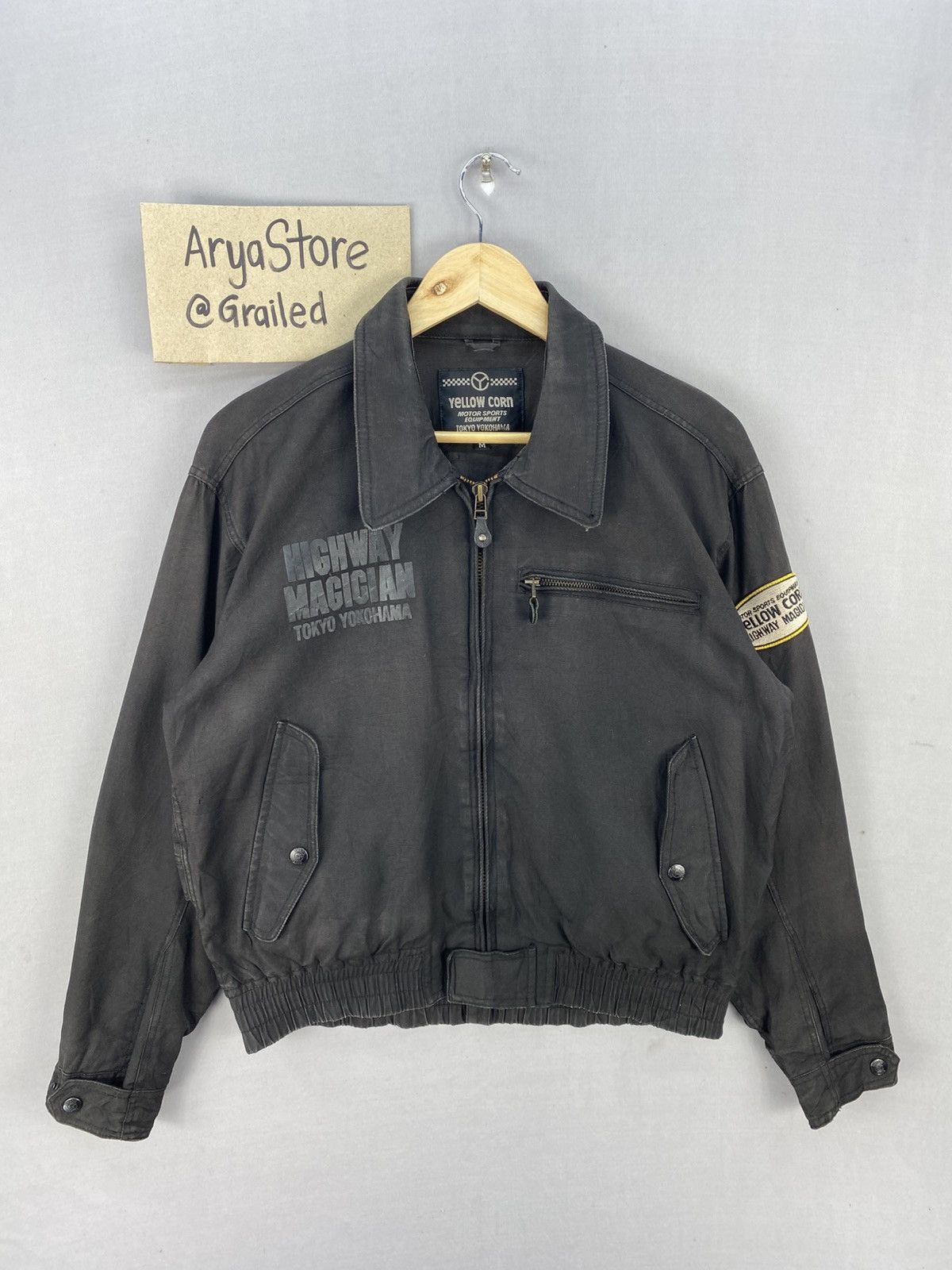 YELLOW CORN Vintage Y2K Yellow Corn Tokyo Yokohama Detroit Jacket Size US S / EU 44-46 / 1 - 1 Thumbnail