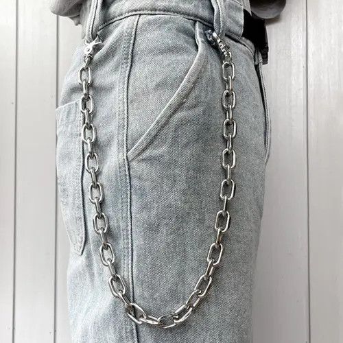 Jewelry 659Silver Link Wallet Chain Size ONE SIZE - 2 Thumbnail