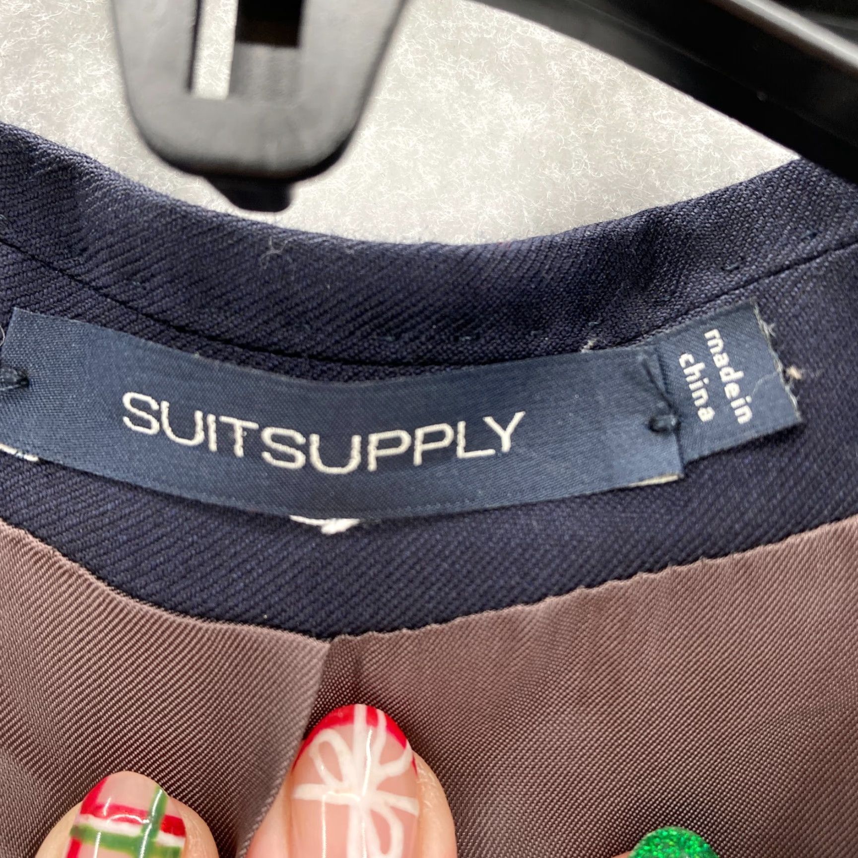 Suitsupply Suit Supply Napoli Single Breasted Blazer Jacket Mens 52 Navy Blue Wool Blazer Boss Suit 52 Navy Mens Wool Blazer Size 52R - 5 Thumbnail