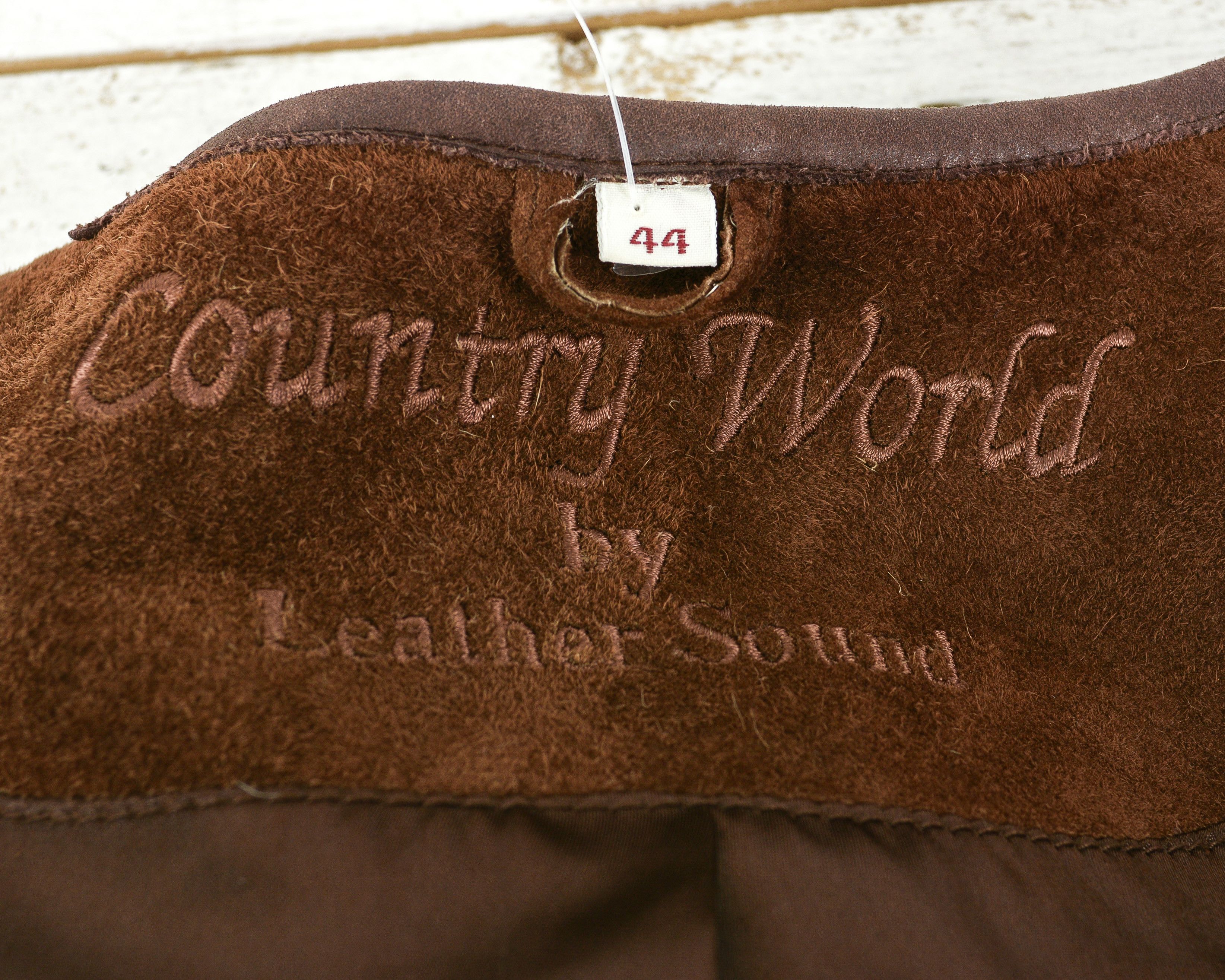 Genuine Leather × Vintage Country World Suede Leather Jacket Button Up Blazer Coat Size L / US 10 / IT 46 - 8 Thumbnail