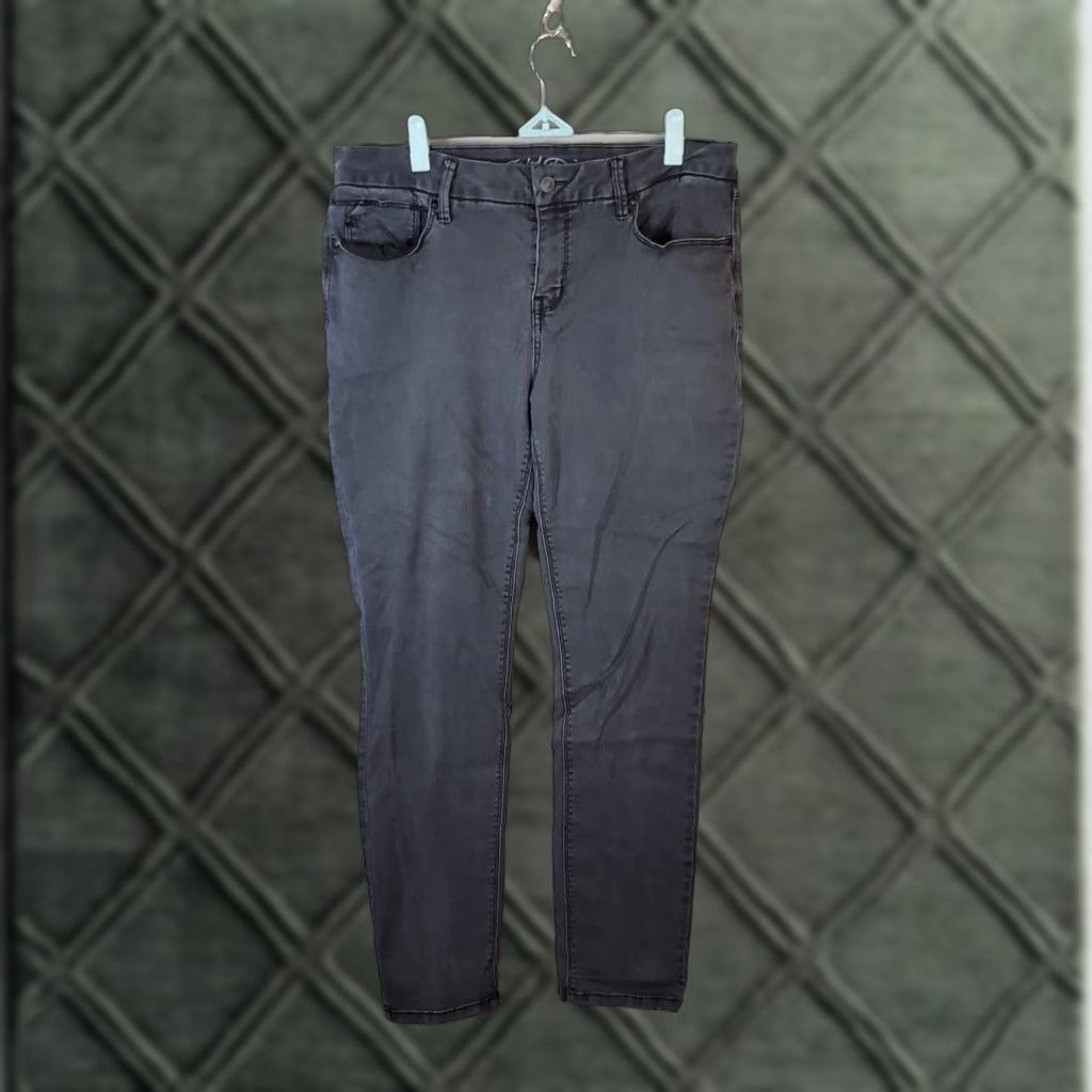 Faded Glory Faded Glory Jeans Womens Skinny 14A Black 34 x 28 Size 14 Size 36" / US 14 / IT 50 - 1 Thumbnail