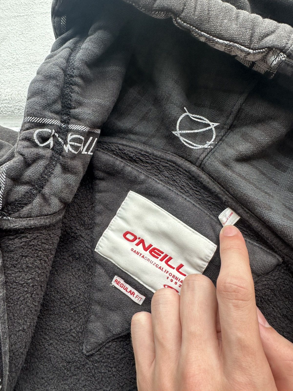 O'Neill 🚨Vintage Y2K ONEILL SURF ZIP HOODIE RARE LONGSLEEVE Shirt Size US L / EU 52-54 / 3 - 7 Thumbnail