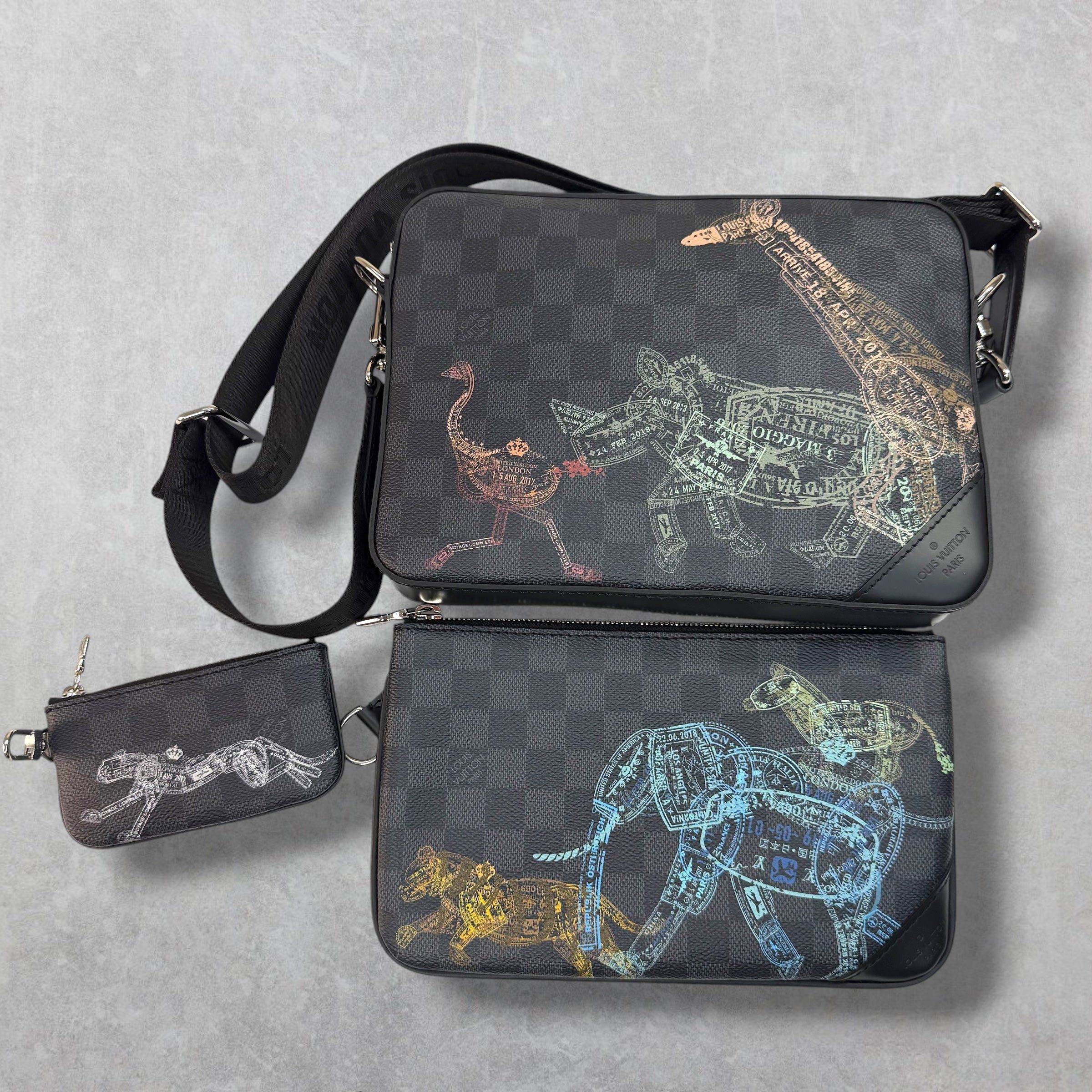 Louis Vuitton Louis Vuitton Wild Animals Damier Trio Messenger Bag Size ONE SIZE - 2 Thumbnail