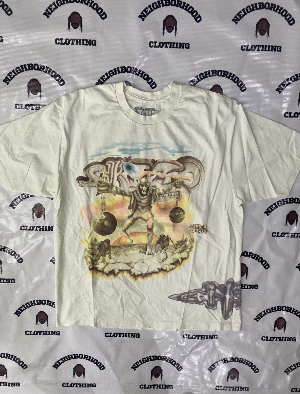 Travis Scott TRAVIS SCOTT UTOPIA EUROPE TOUR TEE. Size US XL / EU 56 / 4 - 1 Thumbnail