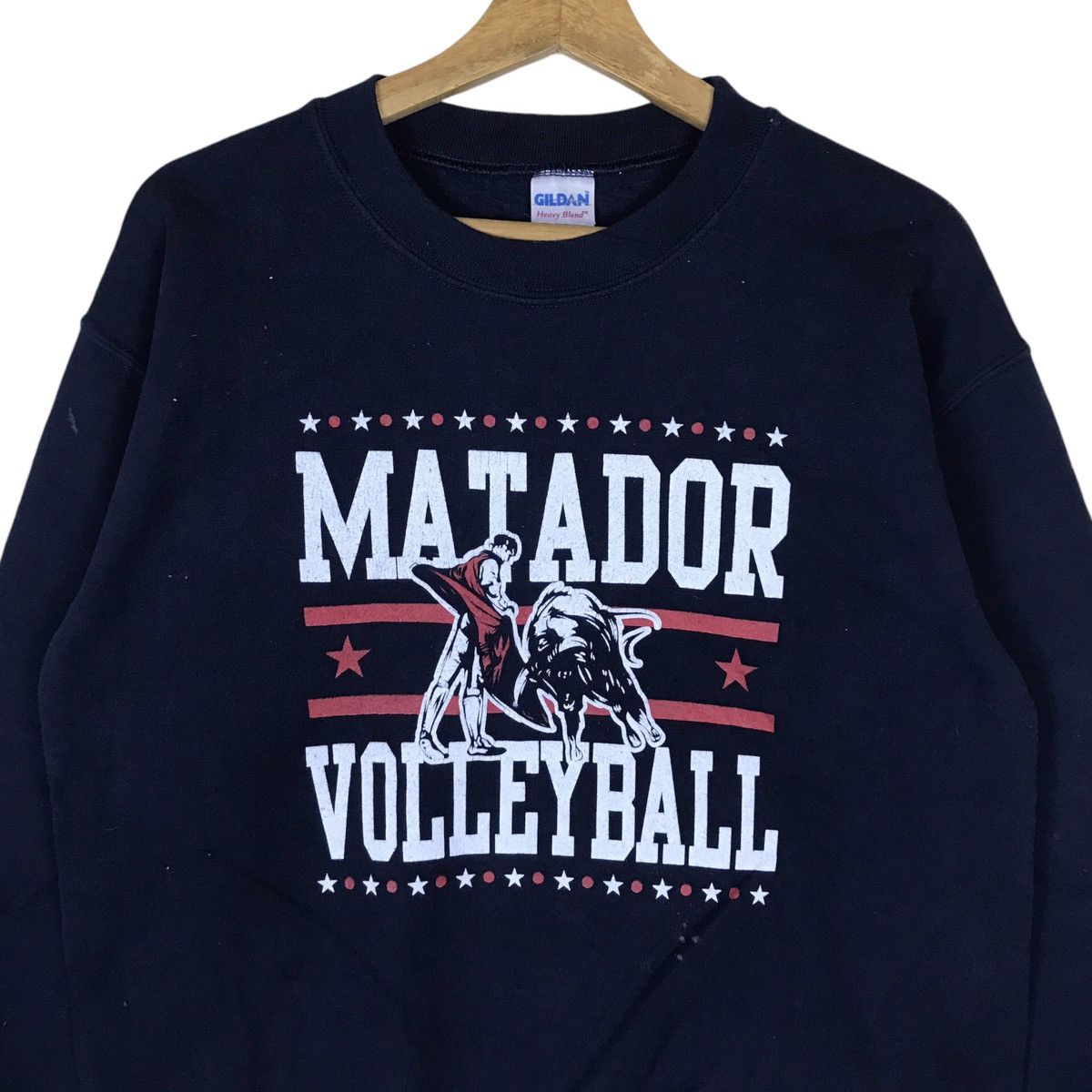 Gildan Vintage Gildan Matador Volleyball Pullover Jumper Sweatshirt Size US S / EU 44-46 / 1 - 2 Thumbnail