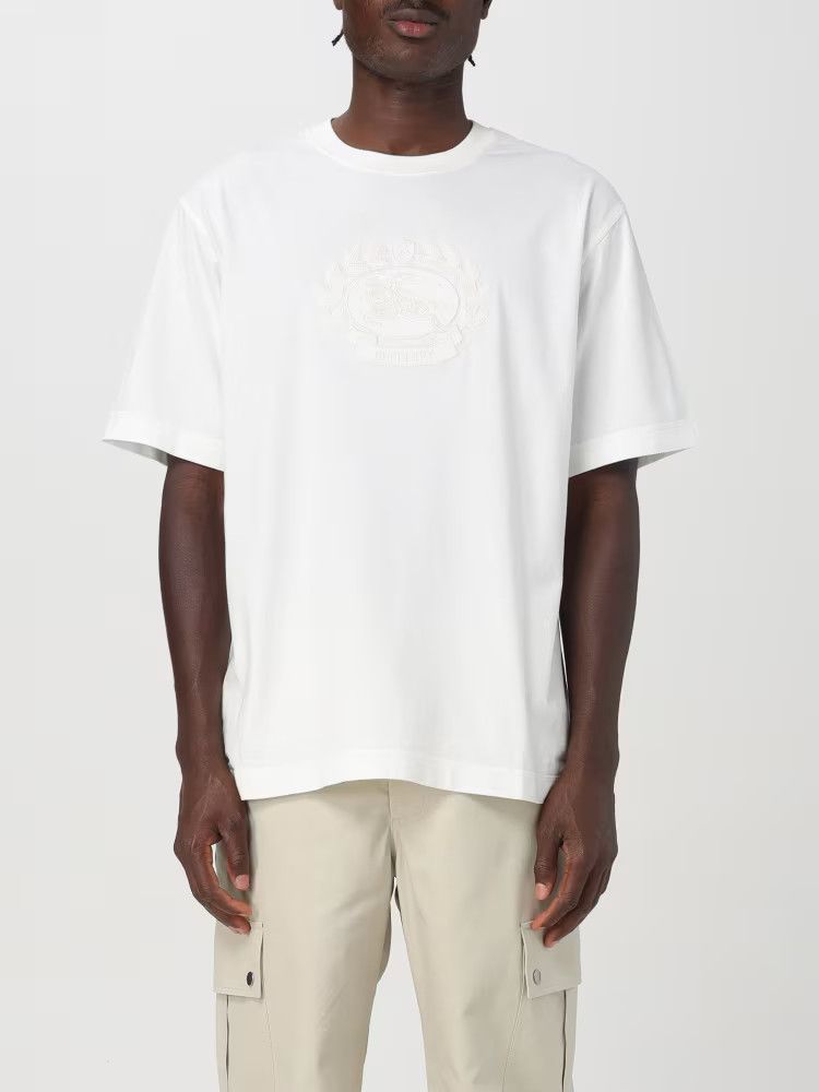 Burberry o1y0426 Crewneck T-Shirt in Ivory Size US XXS / EU 40 - 1 Thumbnail