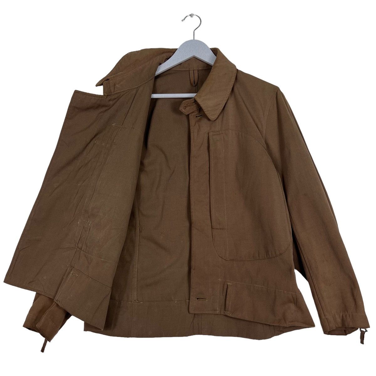 Japanese Brand 🔥 50s VINTAGE RICH BROWN JAPANESE UTILITY JACKET Size US S / EU 44-46 / 1 - 9 Thumbnail