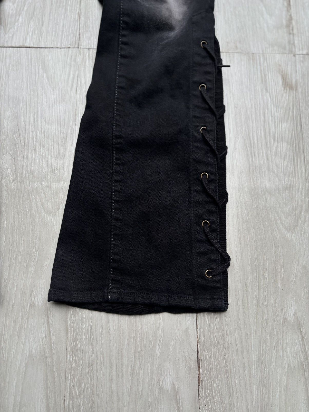 CIVARIZE CIVARIZE lace up skinny flare jeans Size US 27 - 4 Thumbnail