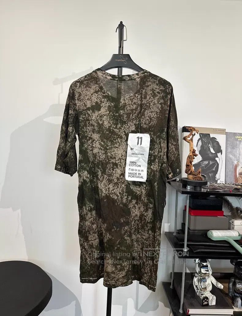 Boris Bidjan Saberi Boris Bidjan Saberi Dyed crewneck short sleeve tee with ab Size US L / EU 52-54 / 3 - 2 Thumbnail