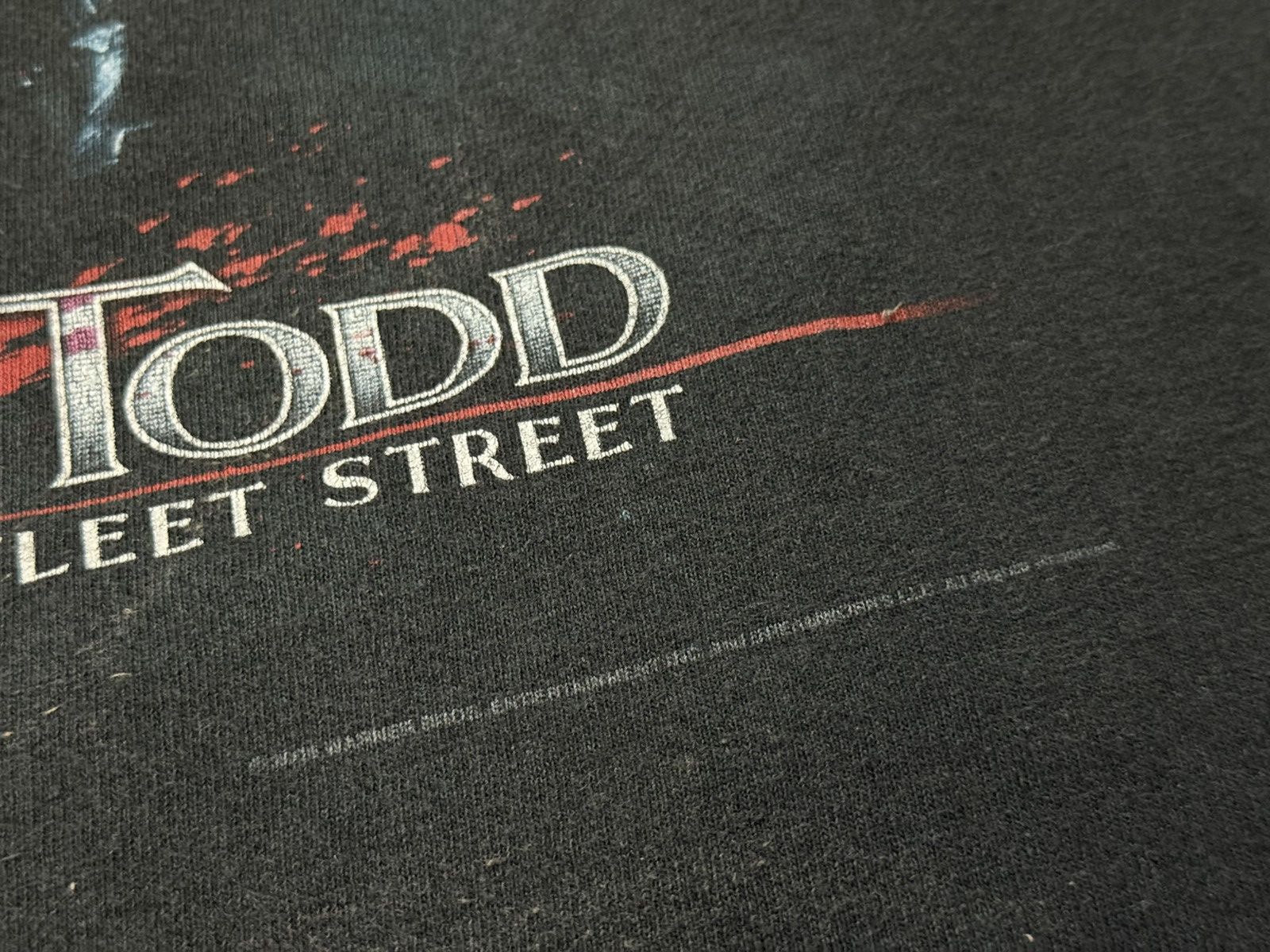 Vintage Vintage 00s Sweeney Todd the Demon Barber T-Shirt Film Movie Size US M / EU 48-50 / 2 - 4 Thumbnail