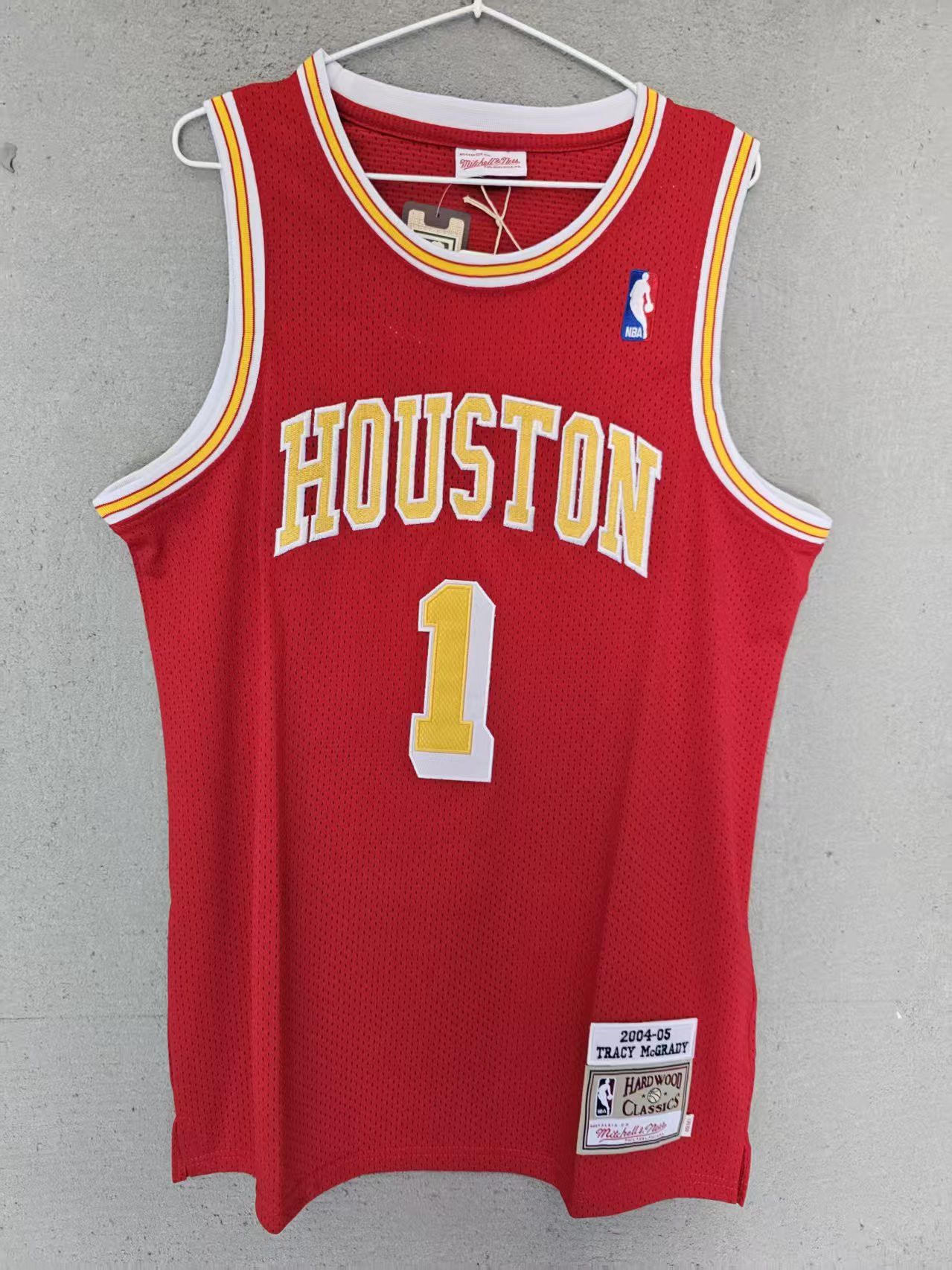 NBA Tracy McGrady Jersey Houston Rockets 1 Double Stitched Size US XL / EU 56 / 4 - 1 Thumbnail