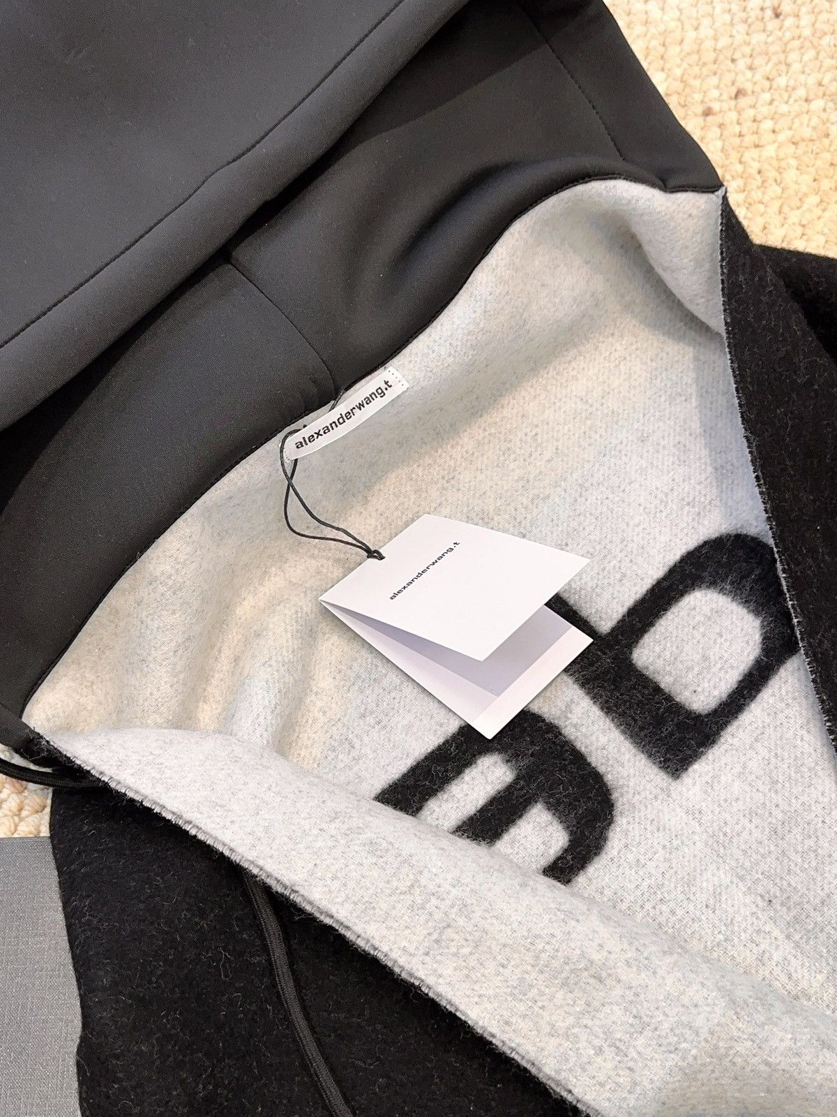Alexander Wang Alexander Wang black scarf Size ONE SIZE - 3 Thumbnail