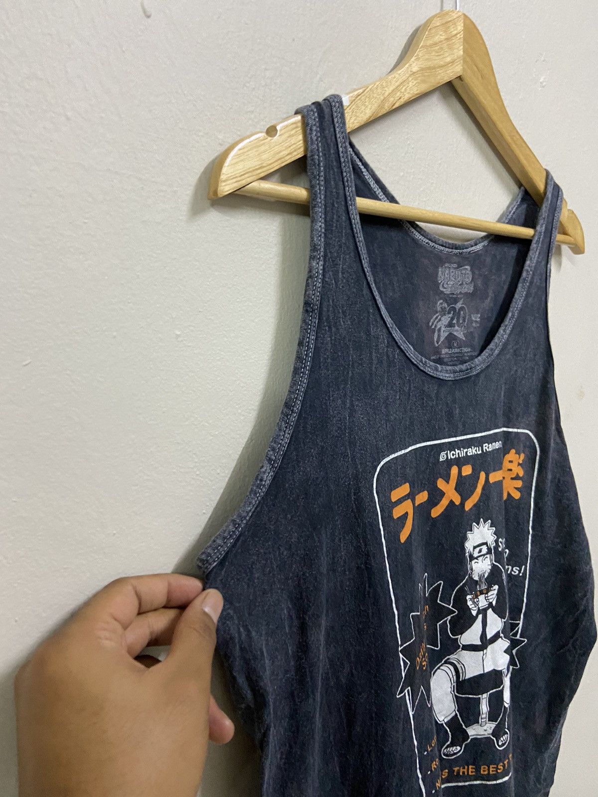 Anime Naruto asid wash singlet tee Size US M / EU 48-50 / 2 - 4 Thumbnail