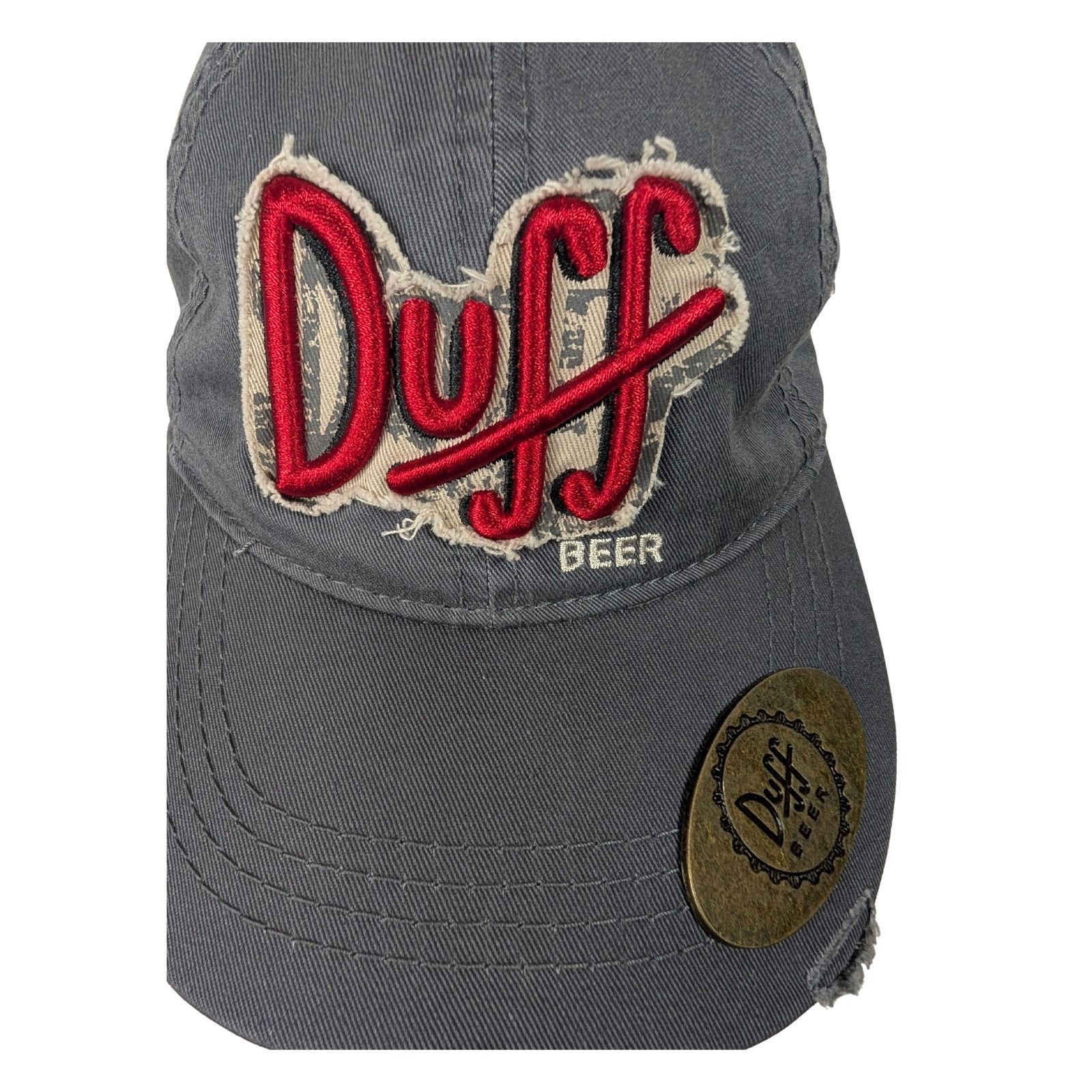 Universal Studios Duff Beer Hat Universal Studios The Simpsons Adjustable Cap Size ONE SIZE - 5 Thumbnail