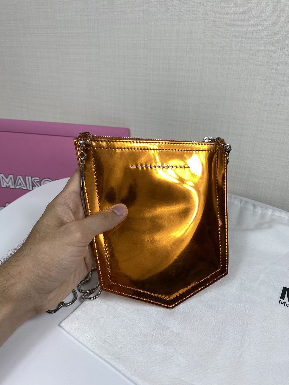 Maison Margiela Maison Margiela MM6 Vinyl Pouch Bag Size ONE SIZE - 13 Thumbnail