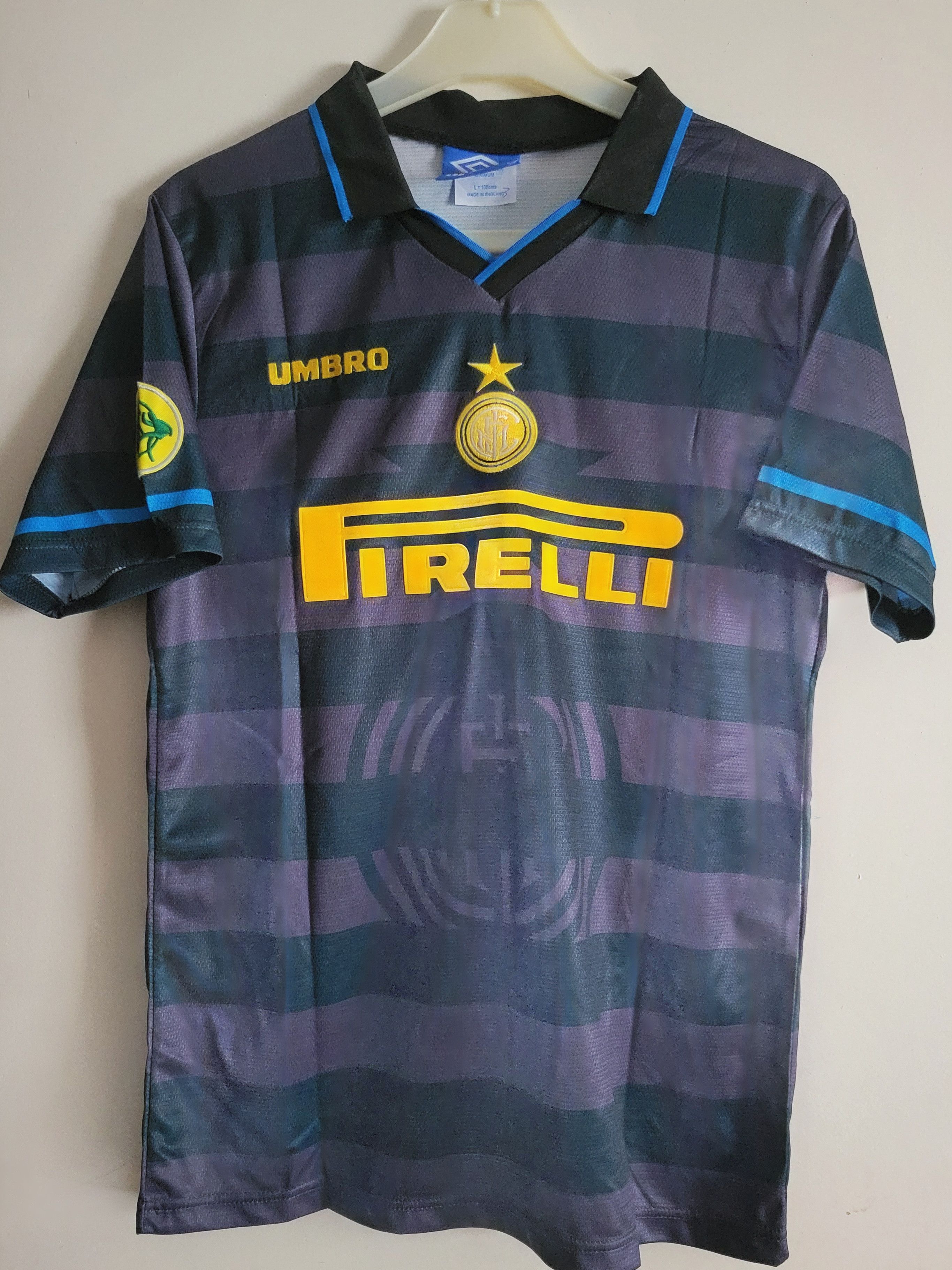 Other Inter Milan 1997-1998 Djorkaeff 6 Vintage Football Jersey Size US L / EU 52-54 / 3 - 3 Thumbnail