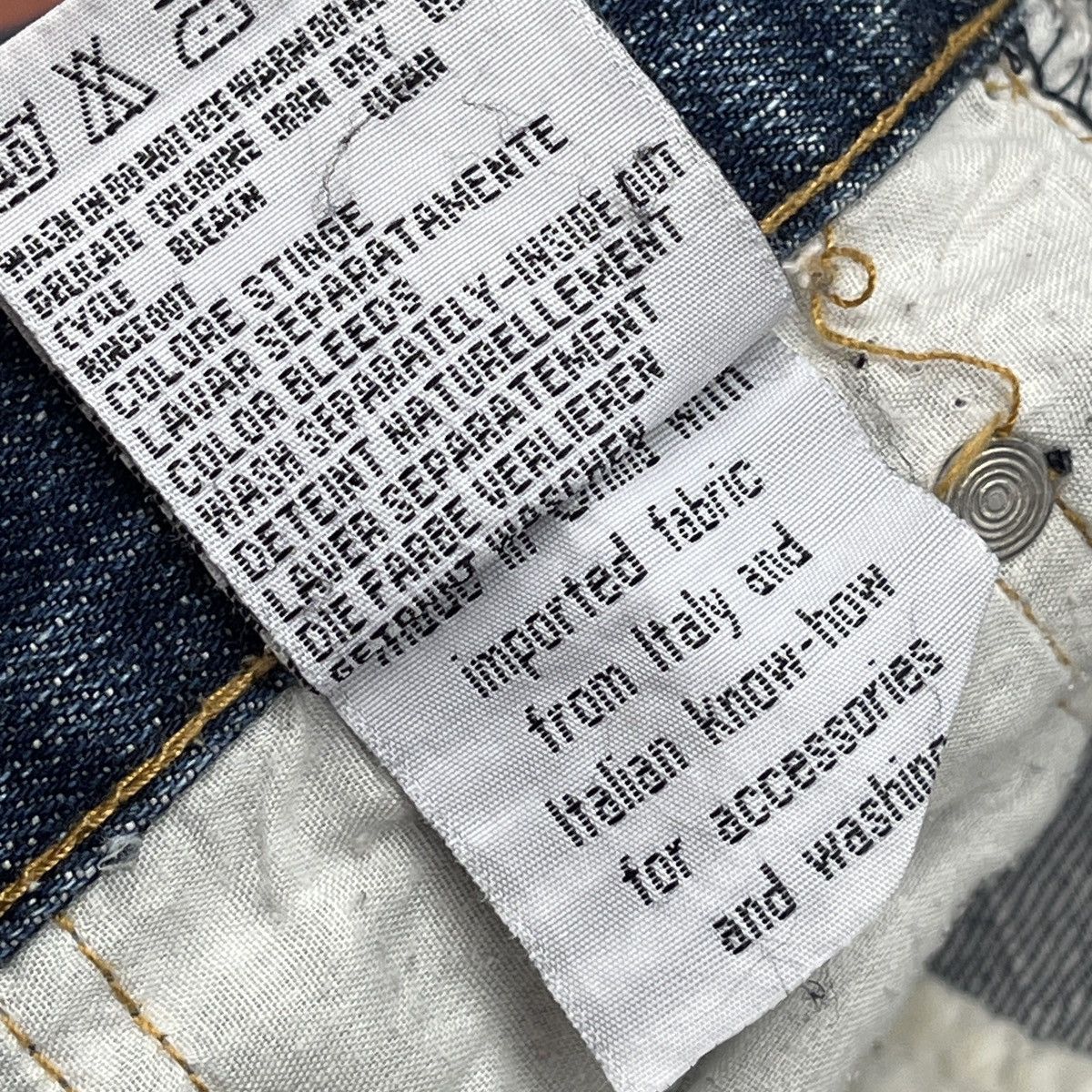 Calvin Klein VINTAGE Y2K CALVIN KLEIN DISTRESSED DENIM FADED JEANS Size US 38 / EU 54 - 19 Thumbnail