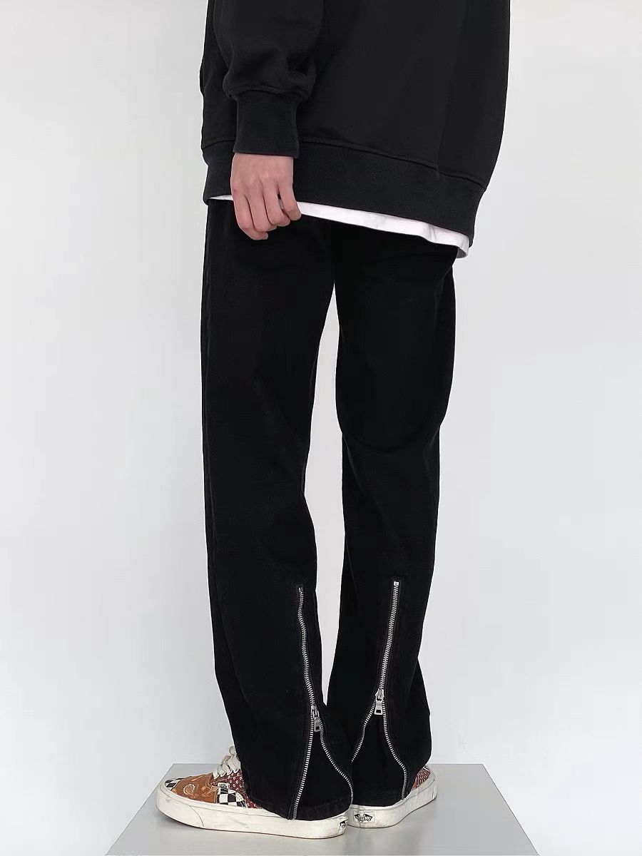 Japanese Brand × Jean Zipper design high street casual micro flare jeans Size US 30 / EU 46 - 2 Thumbnail