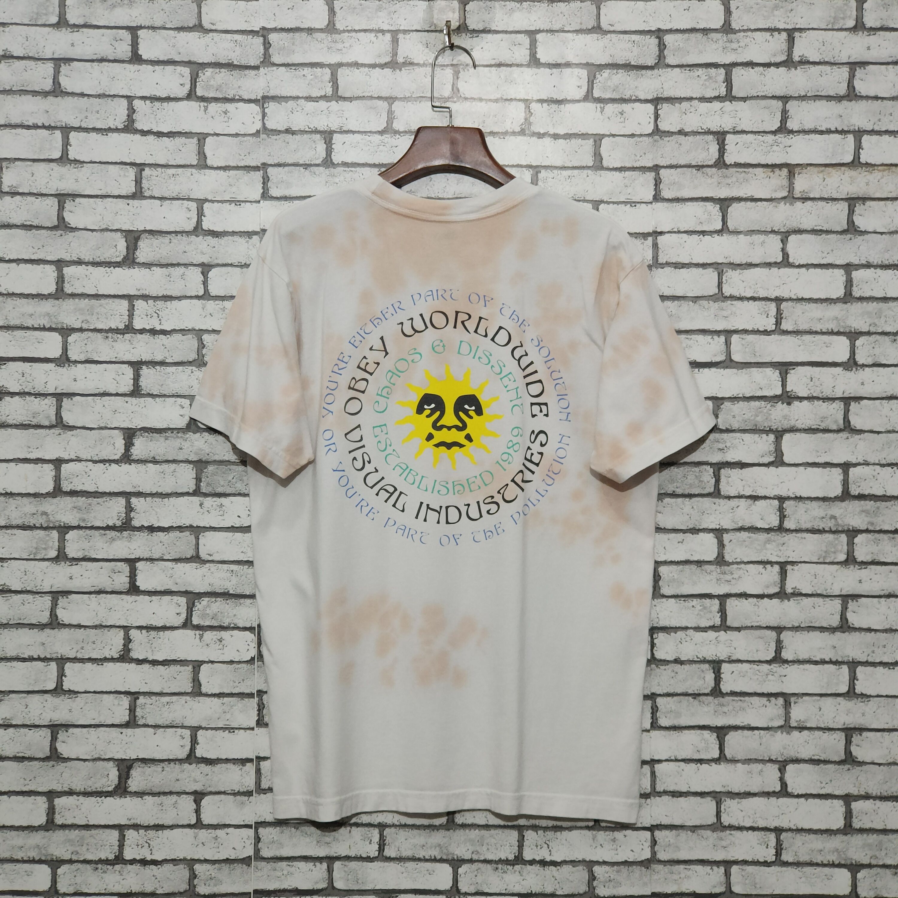Obey × Vintage 🔥Obey Organic Tie Dye S Short Sleeve T-Shirts Size US S / EU 44-46 / 1 - 6 Thumbnail