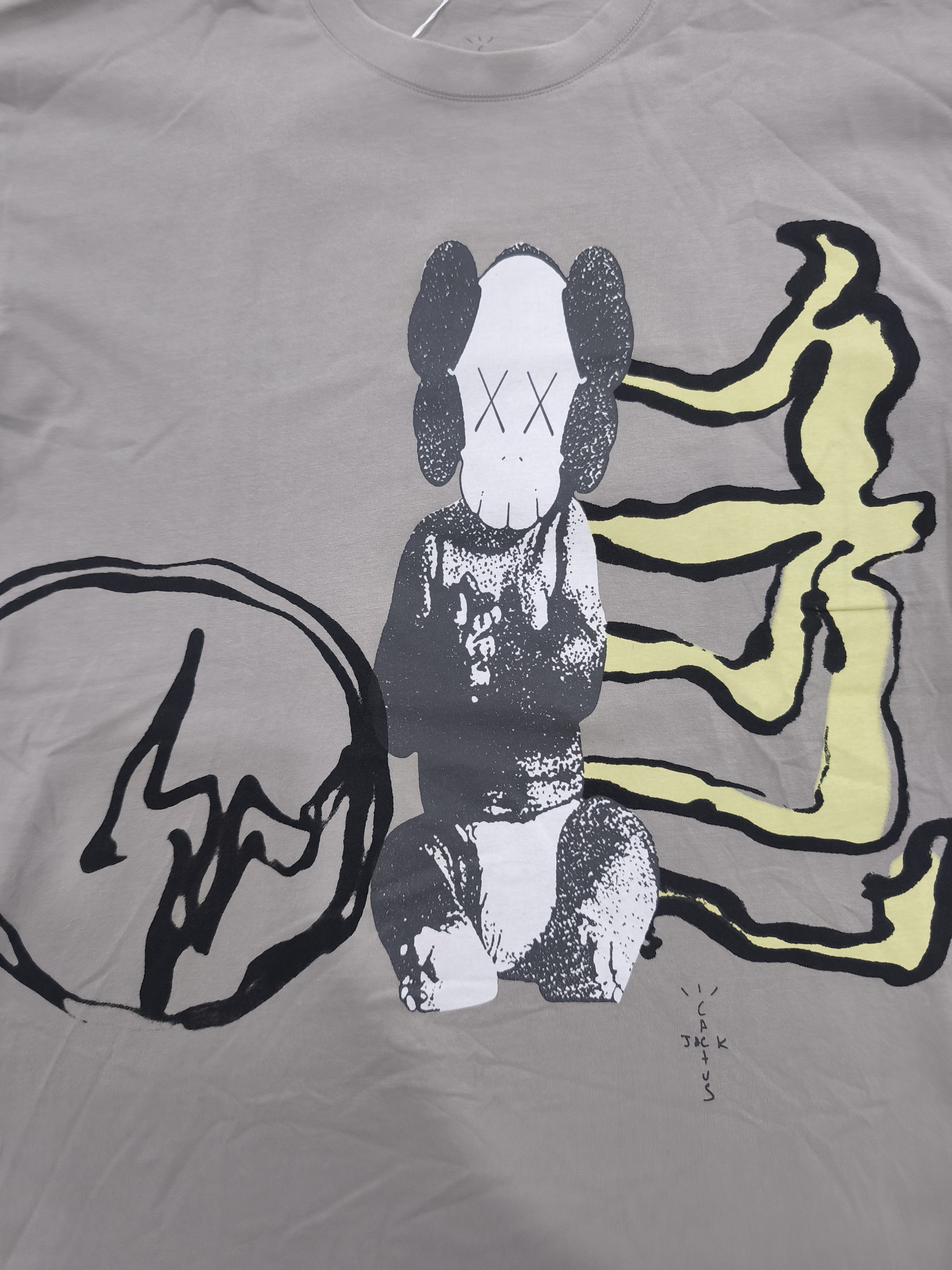 Fragment Design × Kaws × Travis Scott Travis Scott Cactus Jack + Kaws For Fragment Tee Size US XL / EU 56 / 4 - 6 Thumbnail