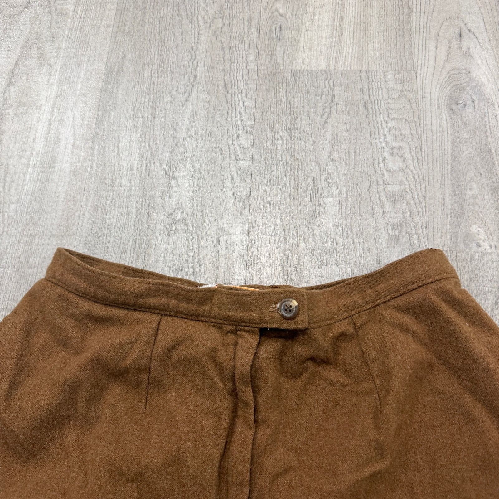 Pendleton Vintage Pendleton Pants Women's 26x27 Brown 100% Virgin Wool Size 26" / US 2 / IT 38 - 3 Thumbnail
