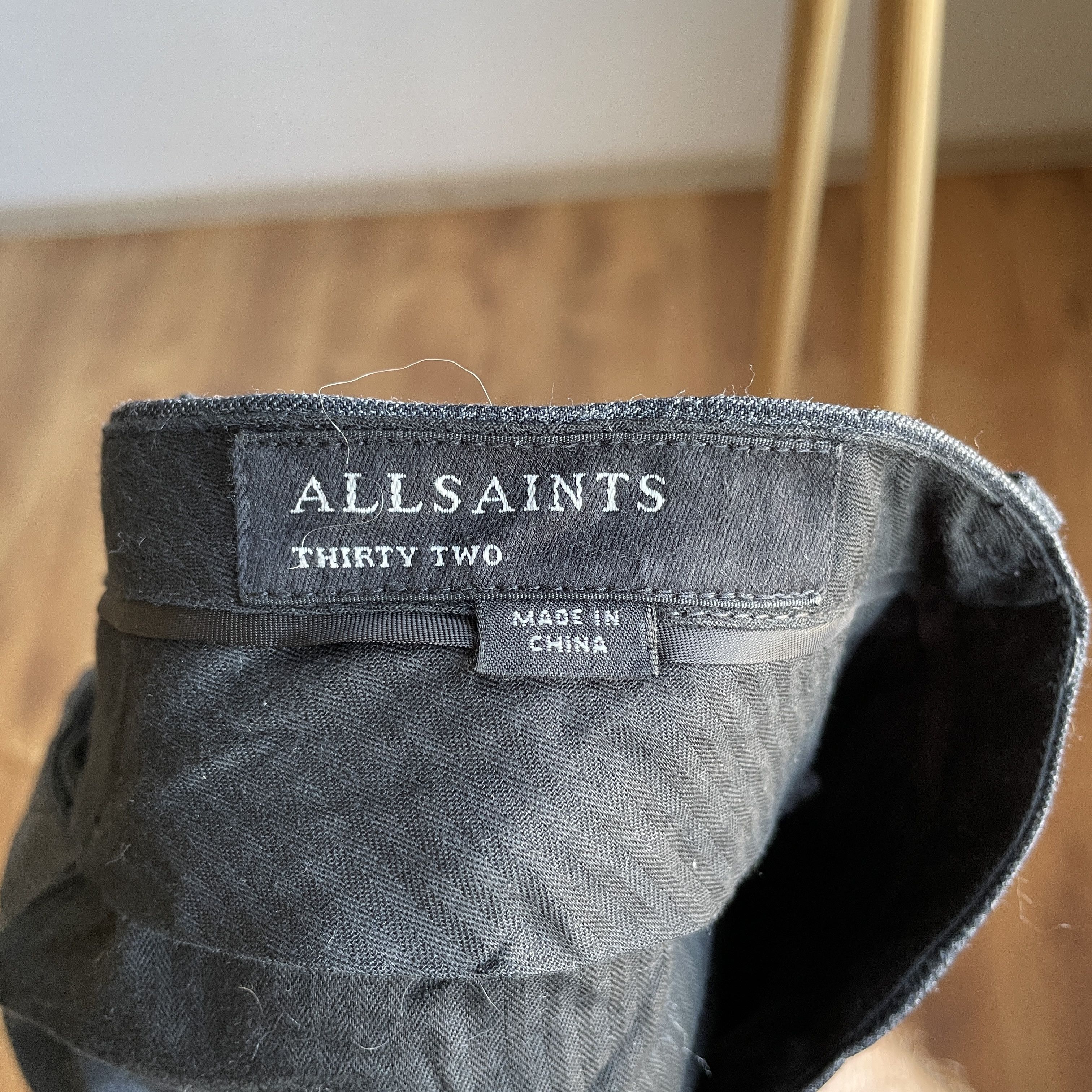Allsaints Allsaints Check Wool Dayton Cropped Dress Trousers Size 32 Size US 32 / EU 48 - 8 Thumbnail
