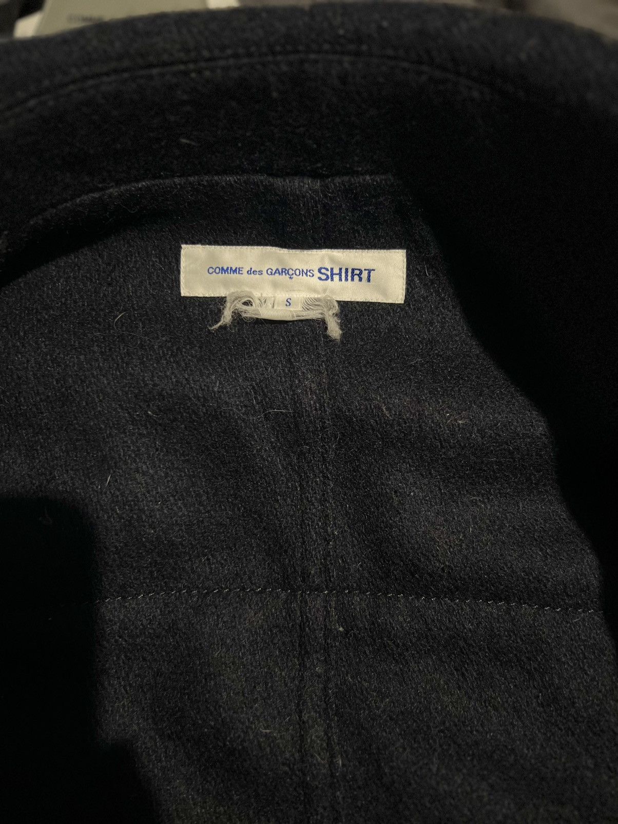 Comme des Garcons SHIRT Comme des Garcons Wool and Leather Coat Size US M / EU 48-50 / 2 - 3 Thumbnail