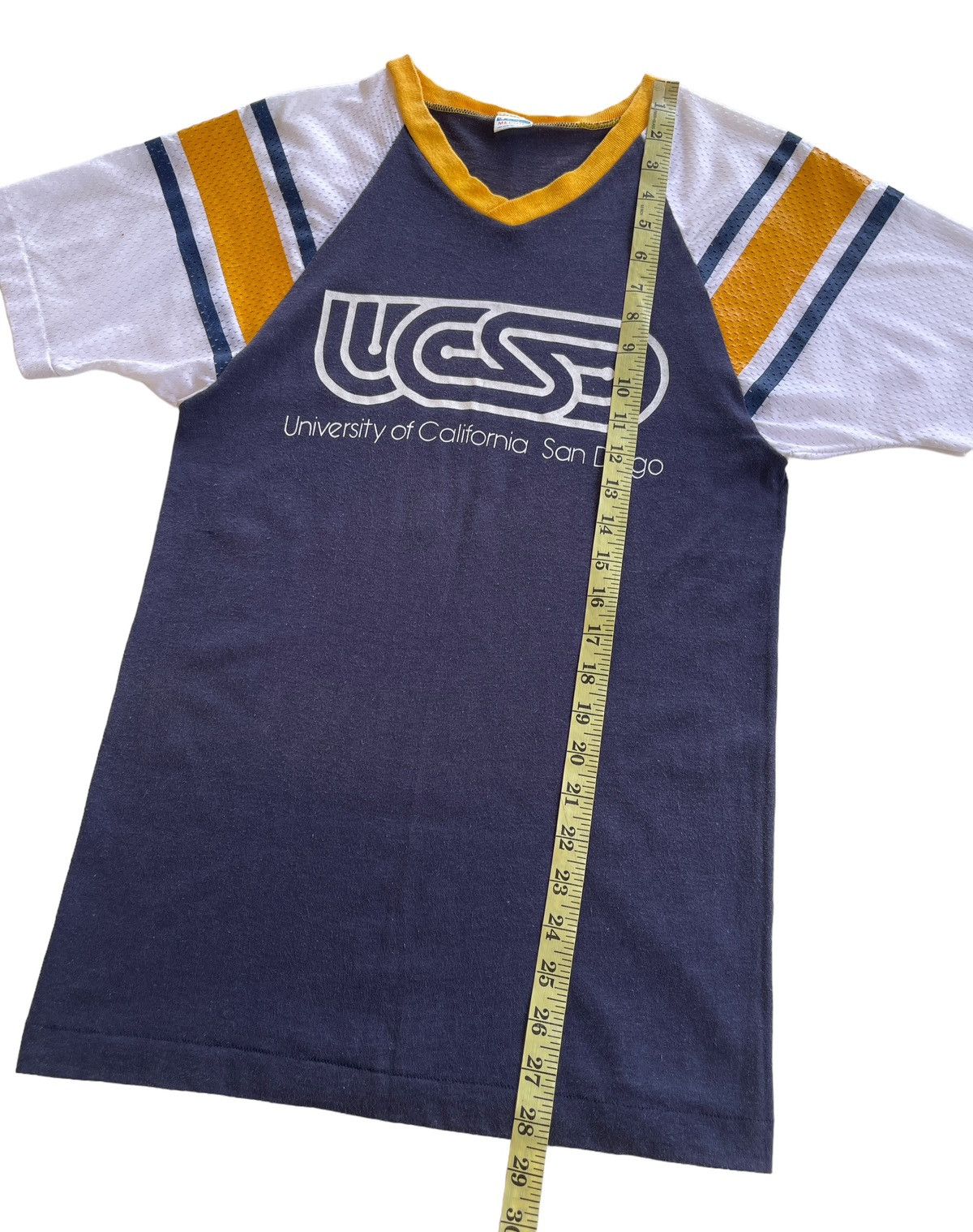 Champion 70s Champion University California San Diego Raglan Shirt Size M / US 6-8 / IT 42-44 - 9 Thumbnail