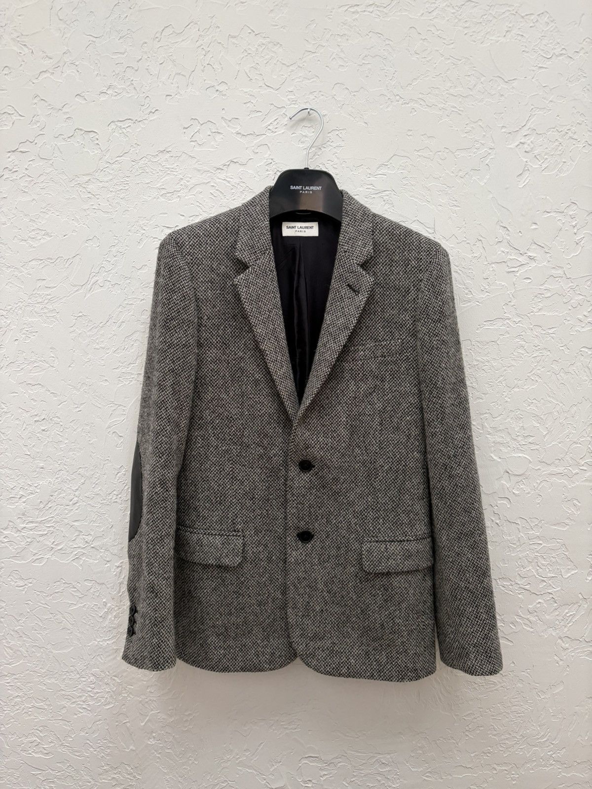 Hedi Slimane × Saint Laurent Paris Grail ! Saint Laurent Blazer Runway Size 36R - 4 Thumbnail