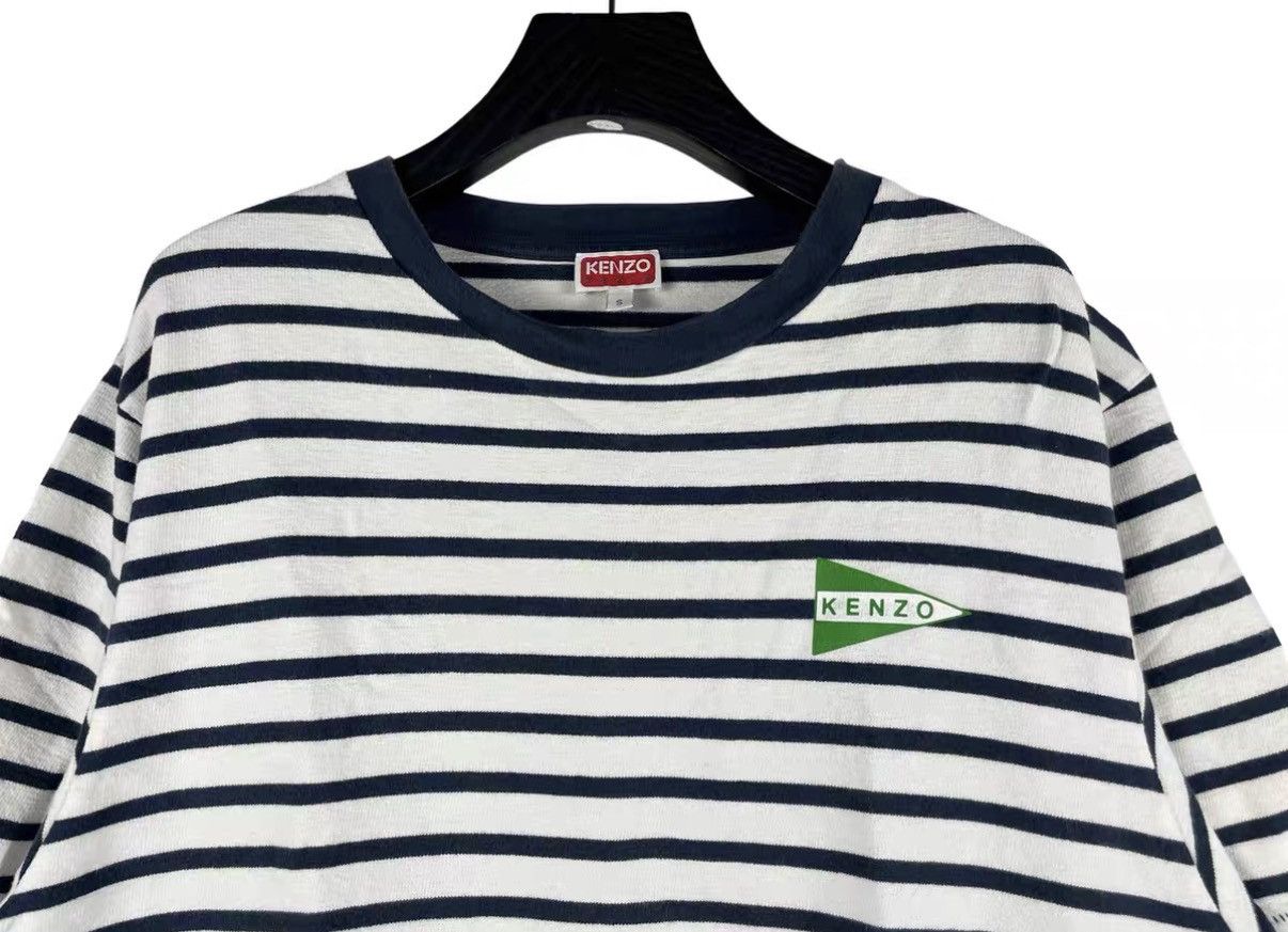 Kenzo Kenzo SS23 Navy Striped Short Sleeve J31 Size US S / EU 44-46 / 1 - 3 Thumbnail
