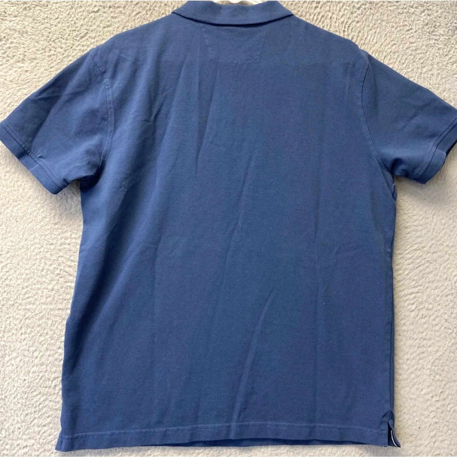 Vintage LERROS Polo Shirt Men Blue Striped 100% Cotton XL - Casual Golf Workwear Regular Fit Men's Shirt Size US XL / EU 56 / 4 - 7 Thumbnail