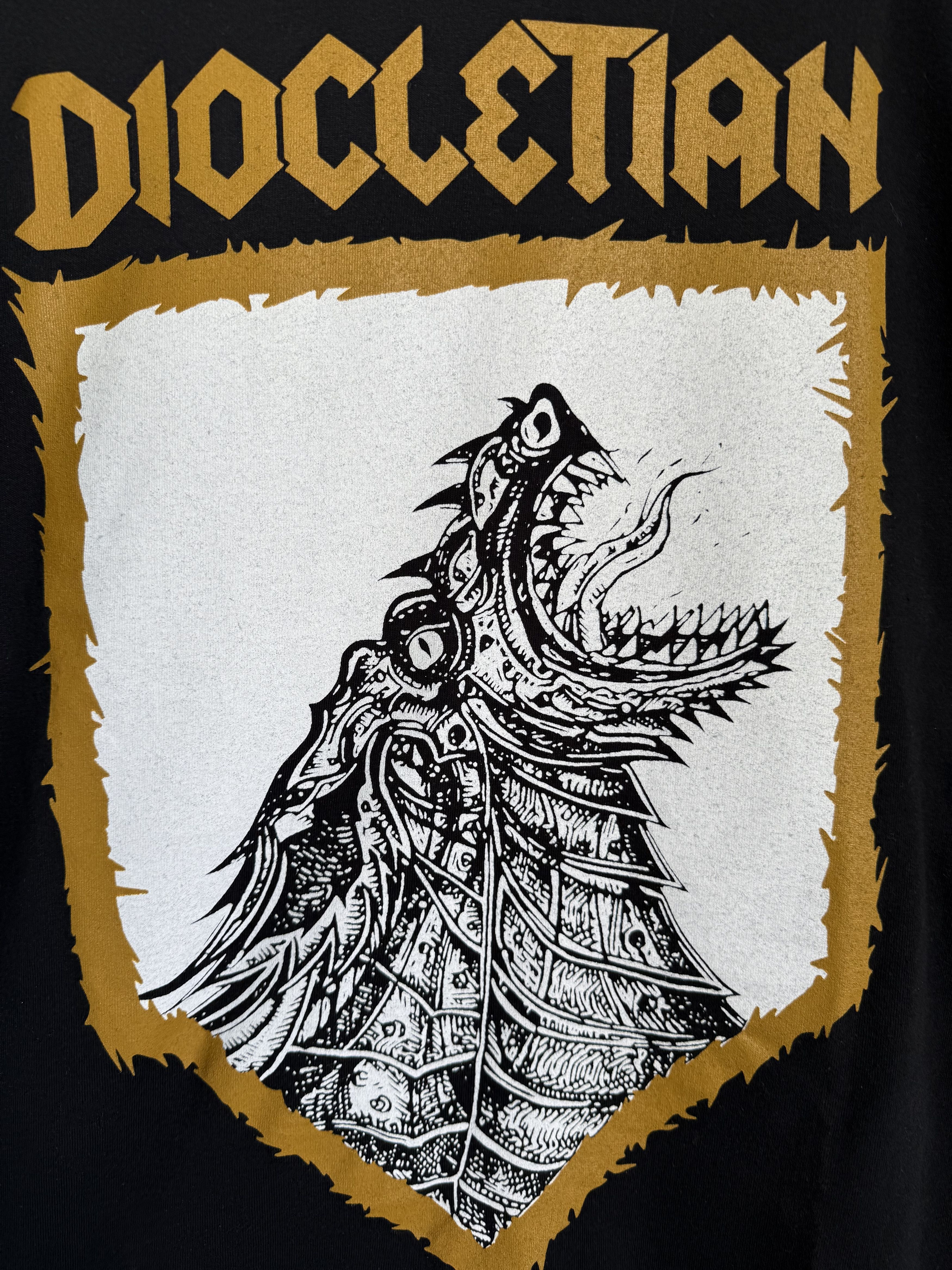 Band Tees × Vintage 2022 Diocletian nuclear wolves black metal t-shirt Size US M / EU 48-50 / 2 - 4 Thumbnail