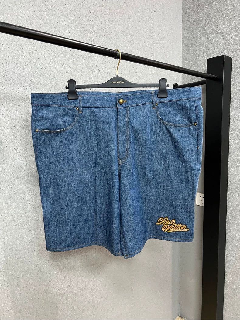 Louis Vuitton Louis Vuitton Denim Shorts with Rope Design -2505 Size US 40 / EU 56 - 2 Thumbnail