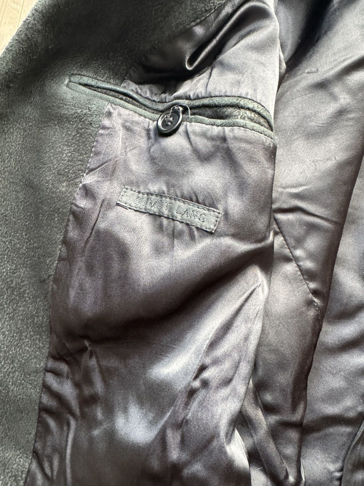 Helmut Lang Helmut Lang Suede Leather Jacket - 01SS Size US S / EU 44-46 / 1 - 11 Thumbnail