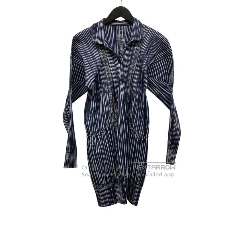 Issey Miyake Issey Miyake Pleated Long Shirt Size L / US 10 / IT 46 - 1 Thumbnail