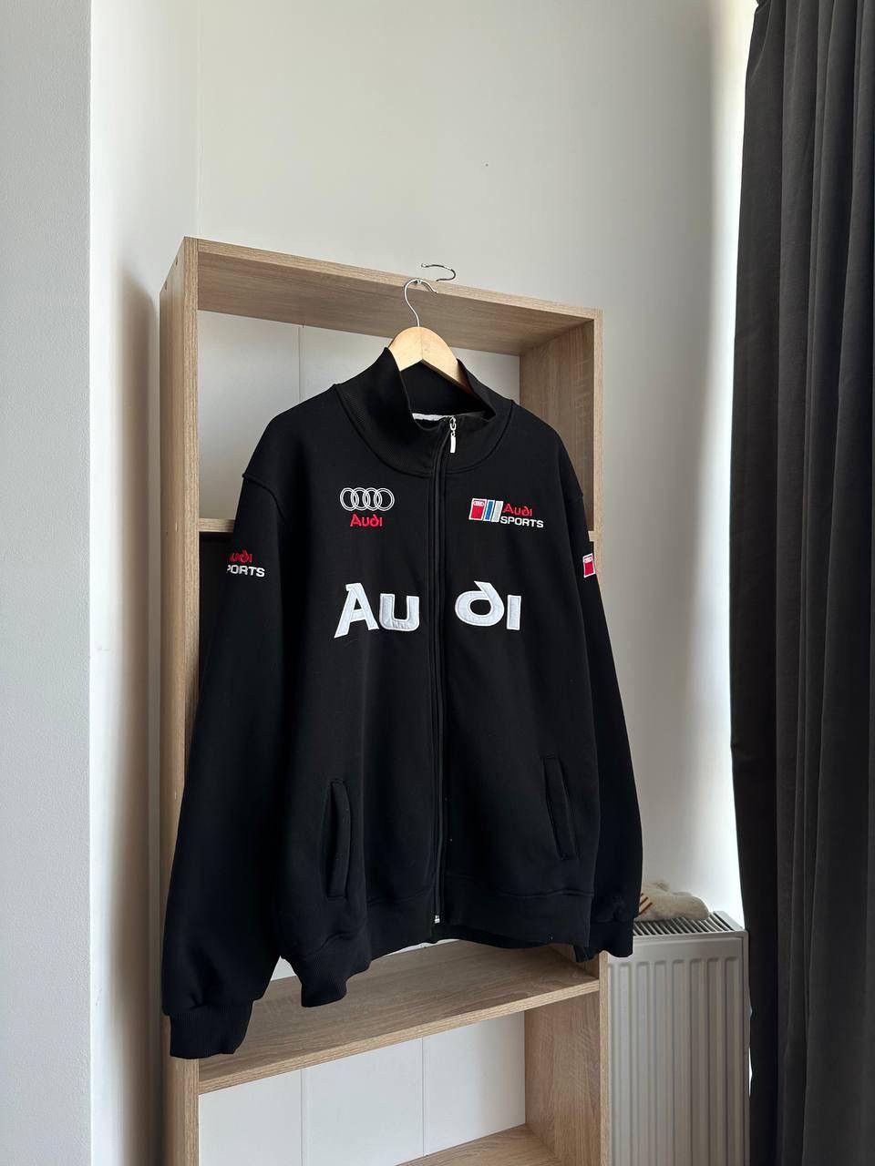 Audi × Vintage Vintage Audi Racing Black Full Zip Hoodie Size US M / EU 48-50 / 2 - 3 Thumbnail