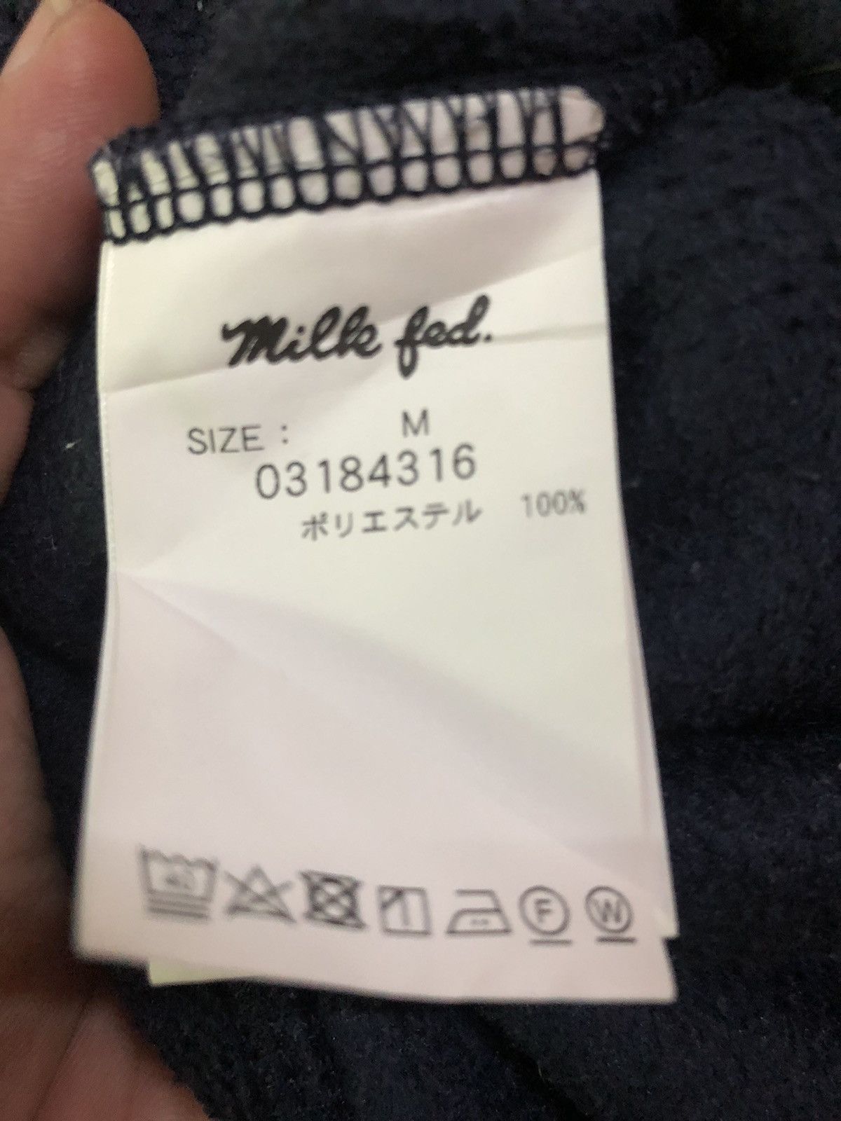 Japanese Brand Milk Fed Half Zip Fleece Sweatshirt Size US L / EU 52-54 / 3 - 4 Thumbnail