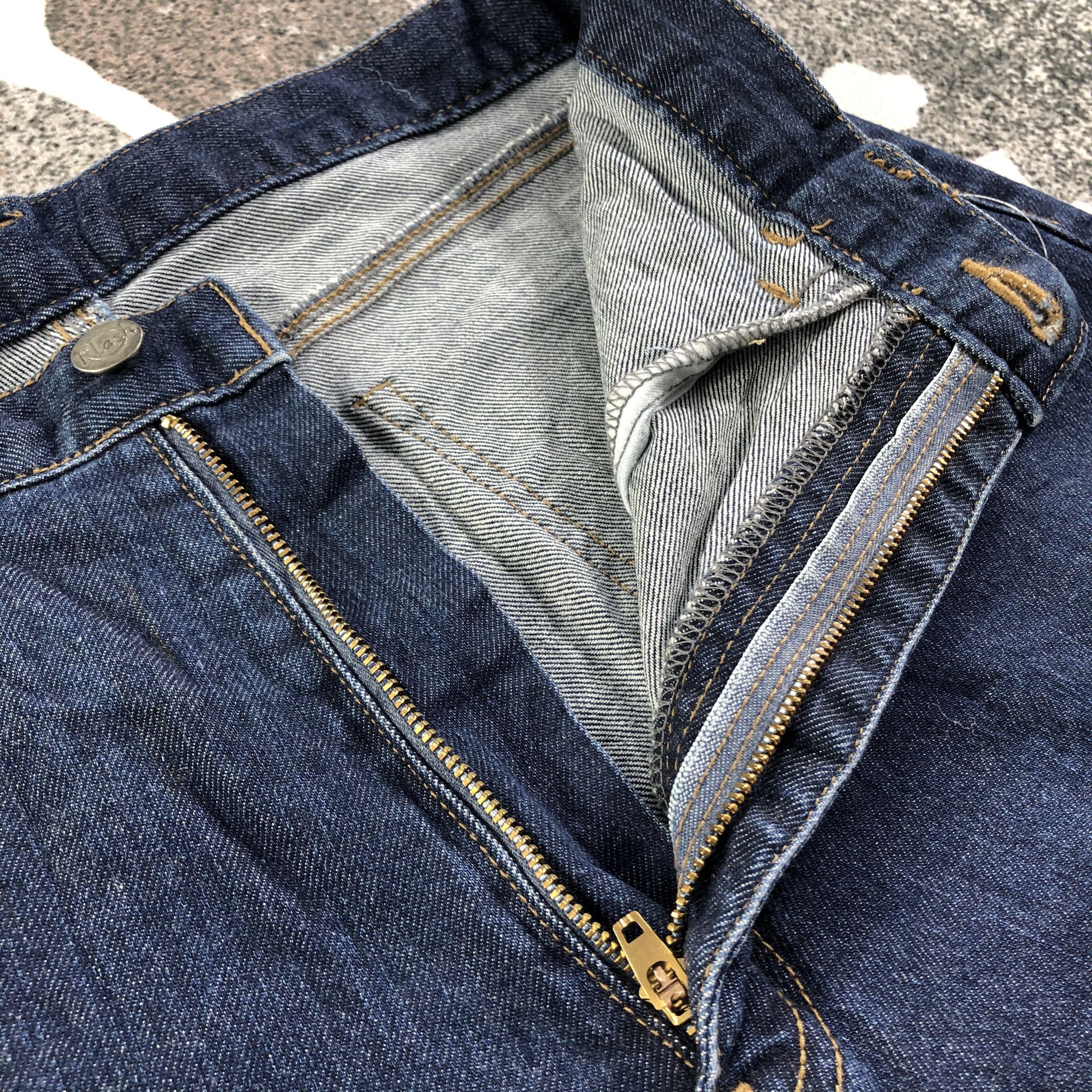 Japanese Brand Japanese Brand Flash Denim Blue Wash Denim KJ1685 Size 30" / US 8 / IT 44 - 6 Thumbnail
