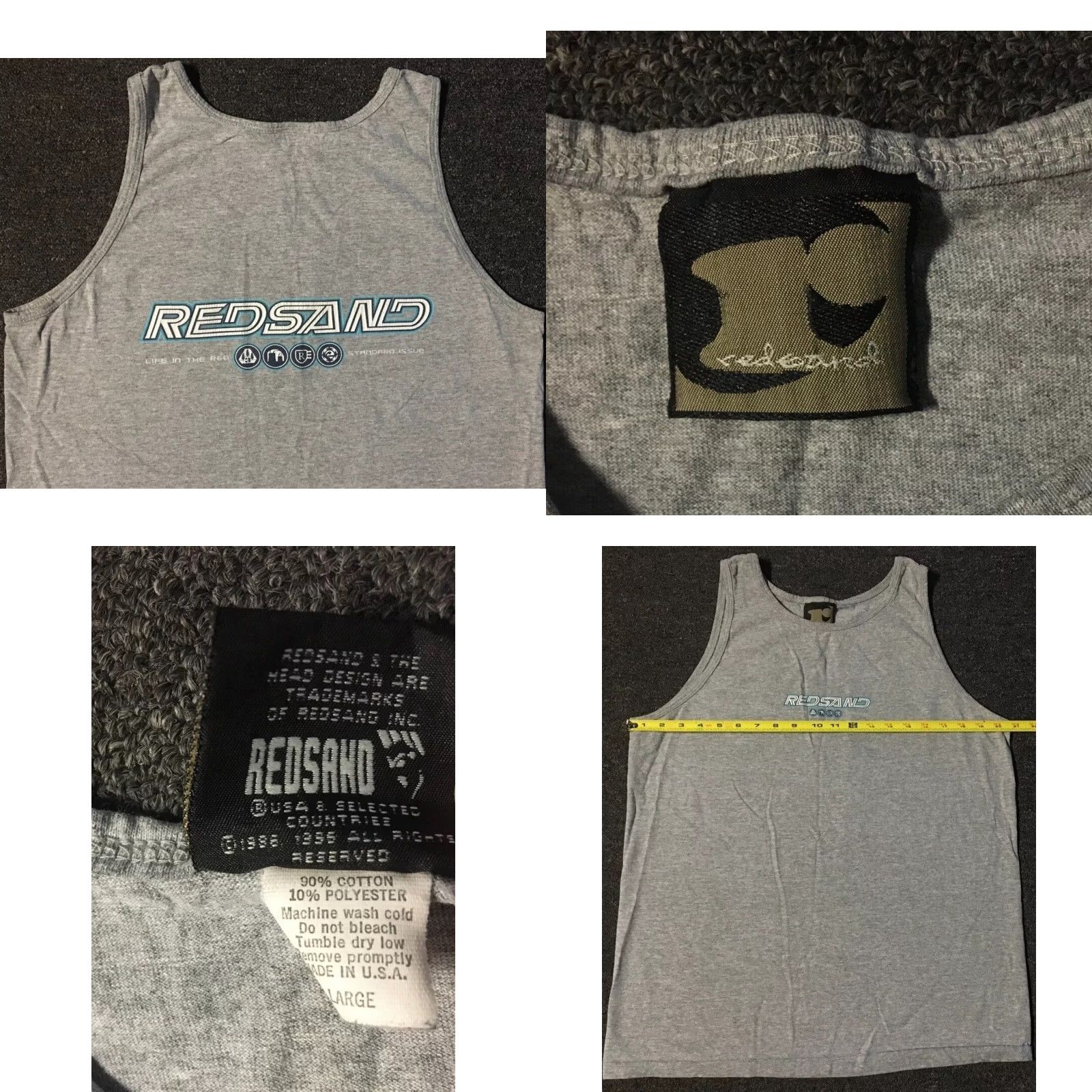 Quiksilver VINTAGE Redsand Volleyball T-Shirt M Adult Gray Quiksilver Surf Beach 90s USA Ocean Pacific Hip Hop Grunge Style Graphic Tee Mens Size US M / EU 48-50 / 2 - 8 Thumbnail