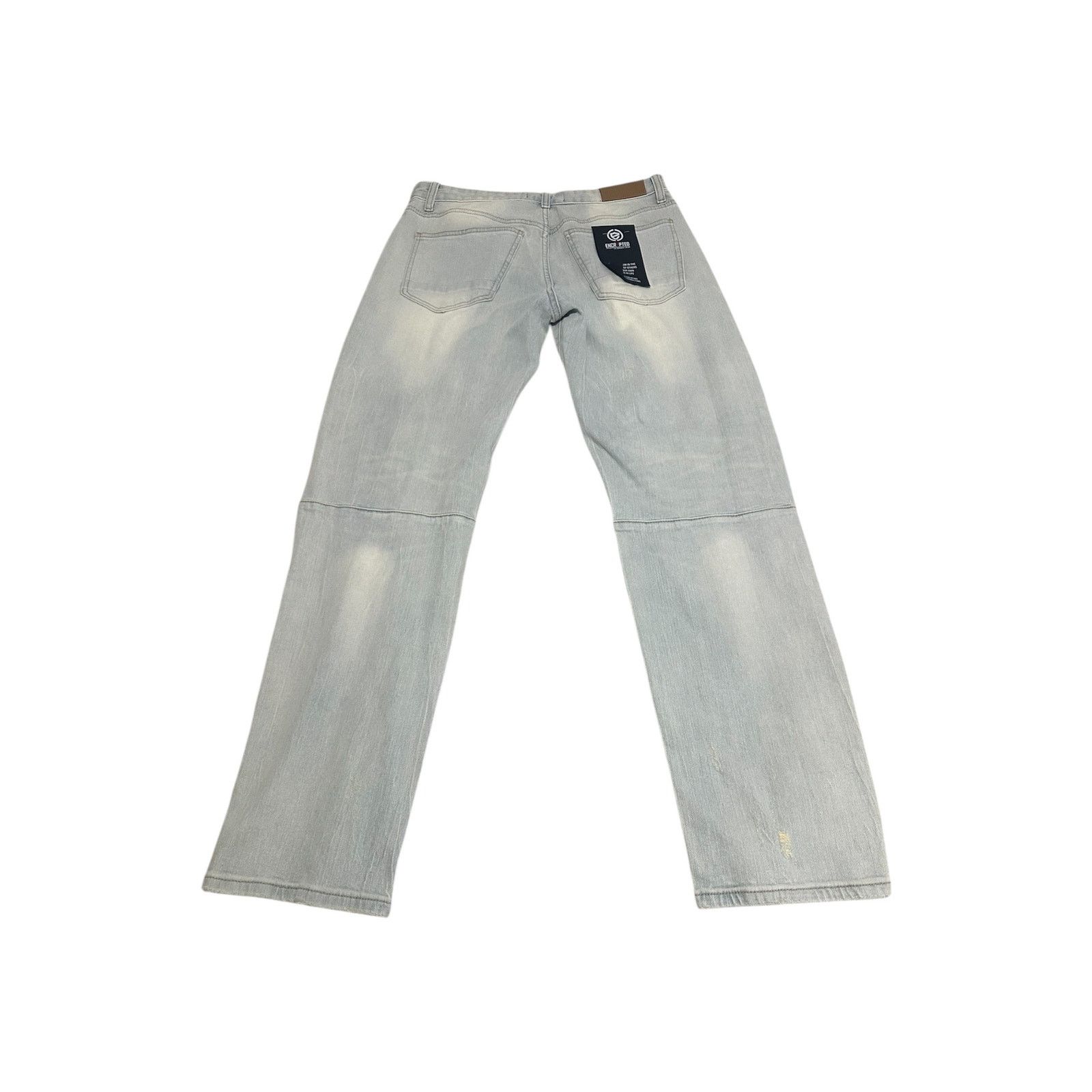 Other Encrypted Distressed Light Wash Jeans - Size 32 (NWT) Size US 32 / EU 48 - 2 Thumbnail