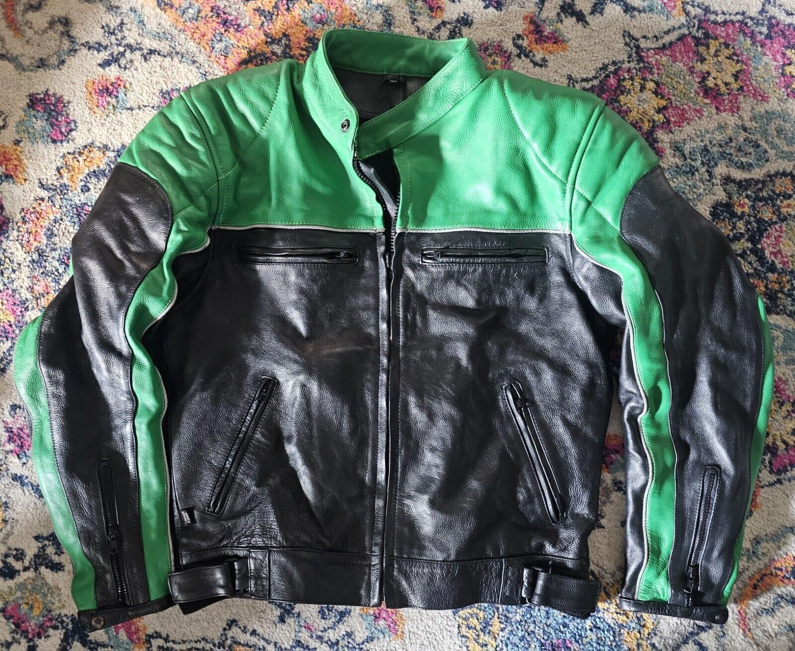 3m Scotchlite 3M Leather King motor jacket SEE MEASURE M Grailed