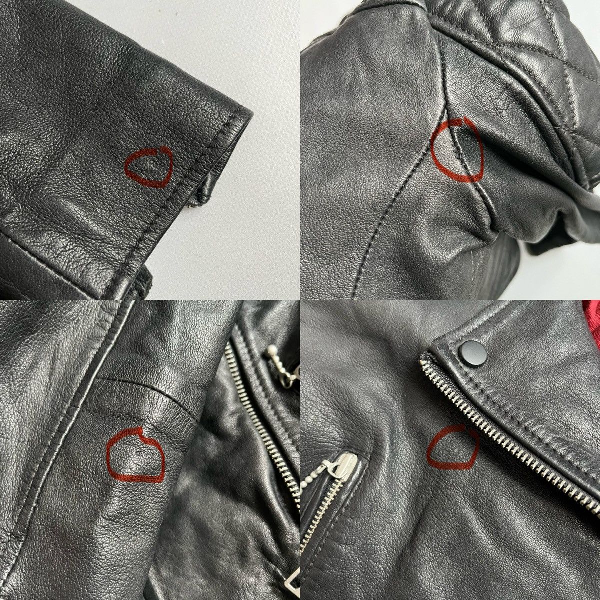Allsaints AllSaints Women Lamb Leather Black Biker Jacket Size XS / US 0-2 / IT 36-38 - 25 Thumbnail
