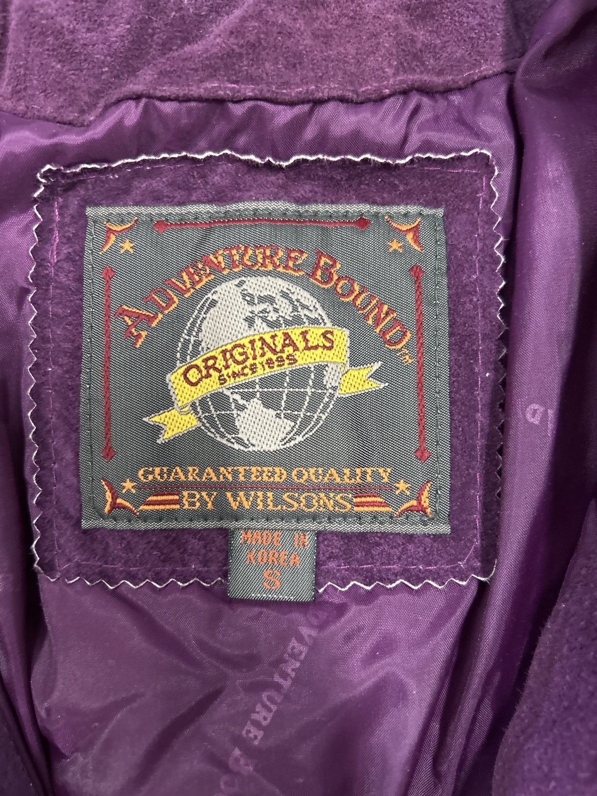 Adventure Bound Adventure Bound Purple and Blue Leather Bomber Jacket Size S / US 4 / IT 40 - 1 Thumbnail