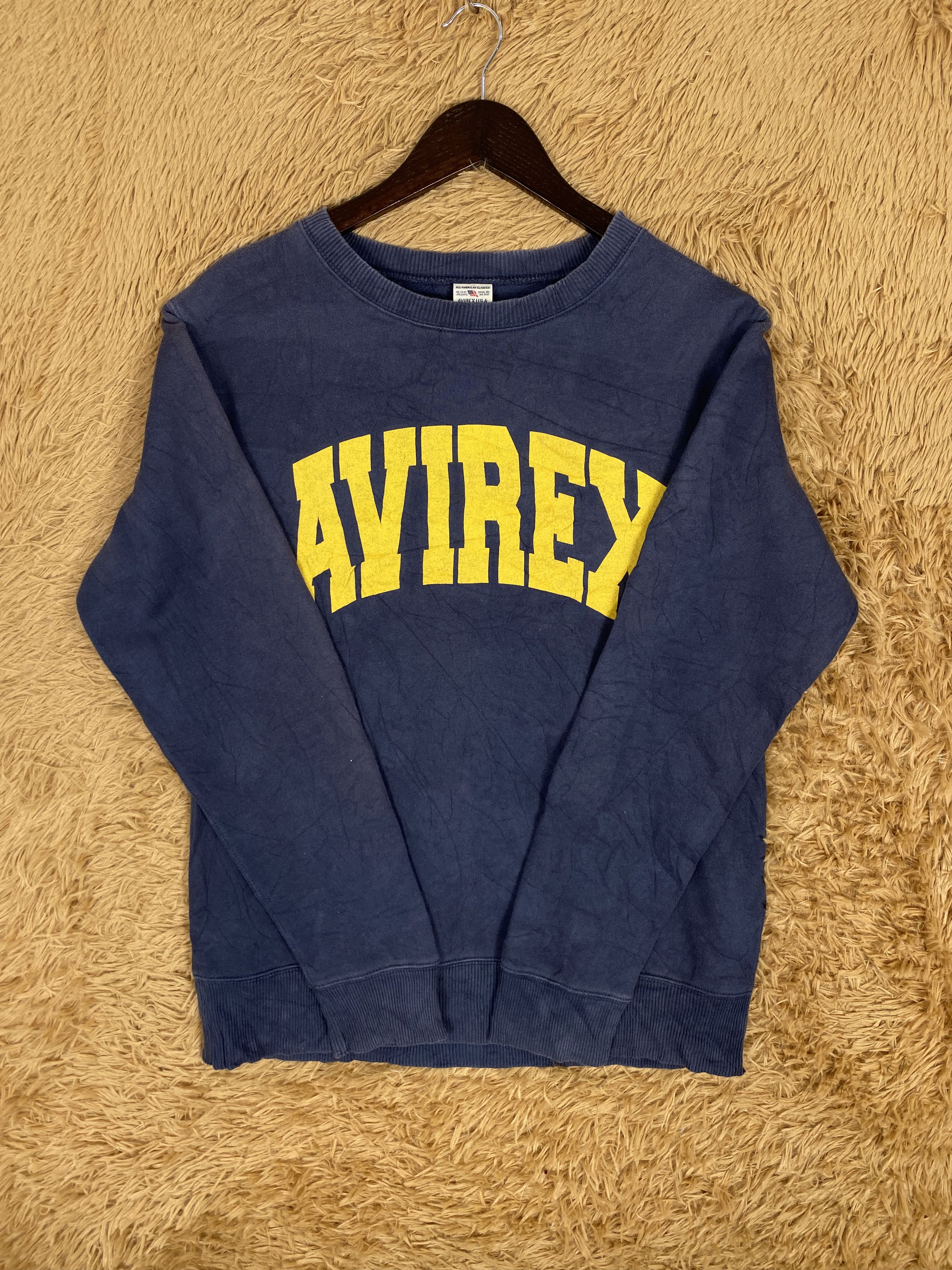 Avirex Vintage Avirex Big Logo Sweatshirts PS0157 Size US M / EU 48-50 / 2 - 3 Thumbnail