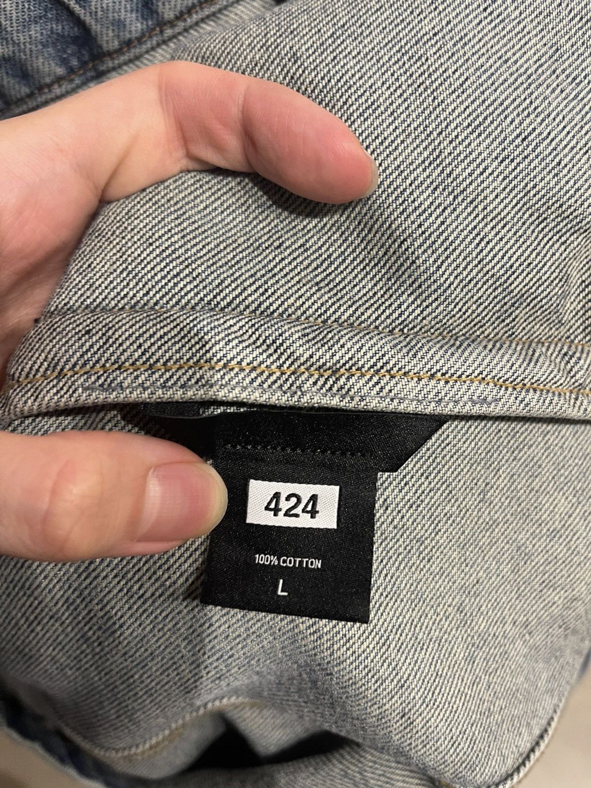 424 424 denim jacket Size US L / EU 52-54 / 3 - 5 Thumbnail