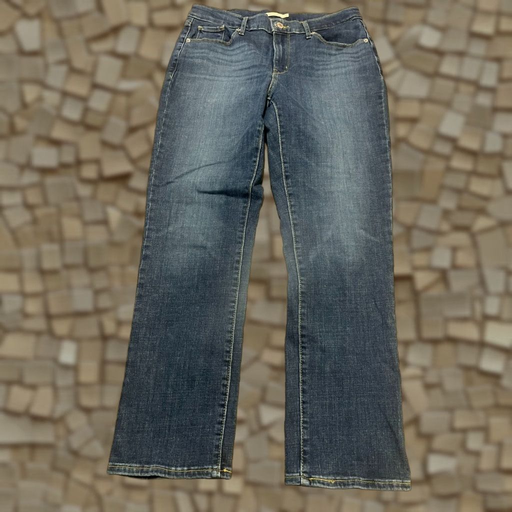 Levi's Levi's Jeans Women's Size 29 Blue Denim Classic Straight Pockets Size 29" - 1 Thumbnail