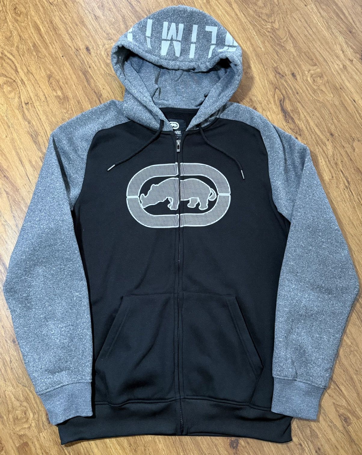 Ecko Unltd. Vintage Y2K Ecko Unltd Hoodie Sweater L Unlimited Black Size US L / EU 52-54 / 3 - 1 Thumbnail
