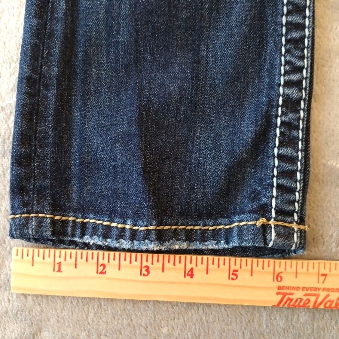 Silver Jeans Co. Silver Jeans Jeans Womens Size 26 Blue Straight Dark Wash 28x26 Low Rise Denim 5-Pocket Regular Mens? Size 26" / US 2 / IT 38 - 6 Thumbnail